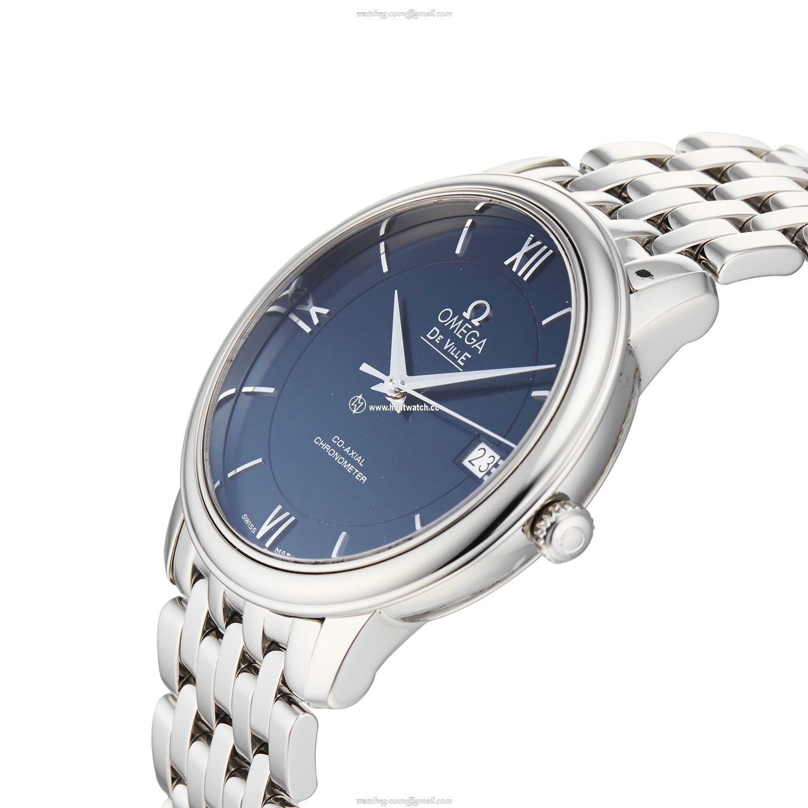Pre-Owned Omega De Ville Automatic Watch - 36.8mm Blue Dial | Stainless Steel - Image 2