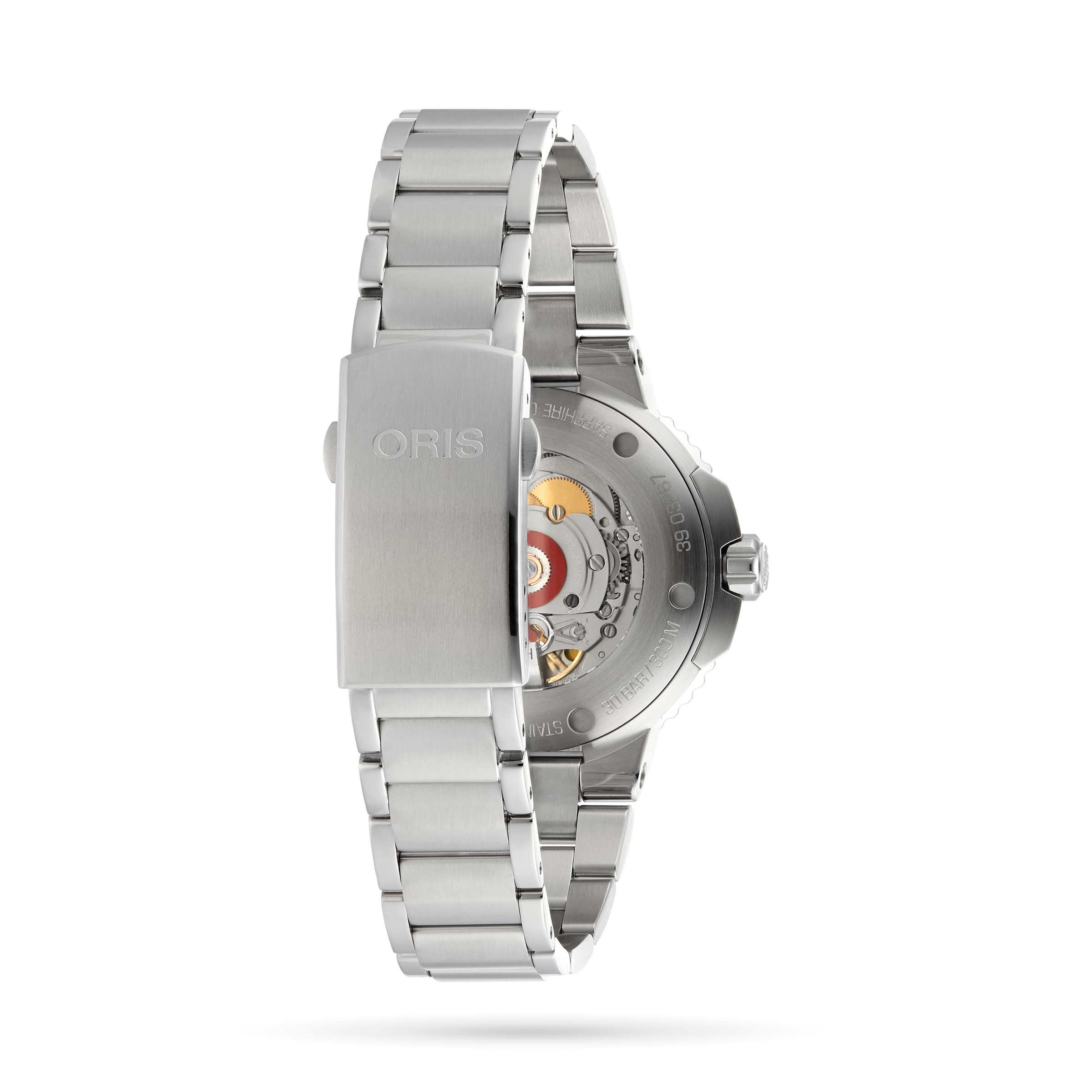 Oris Aquis Red Dial Automatic Watch - 41.5mm Stainless Steel - 300M Water Resistant - Image 4