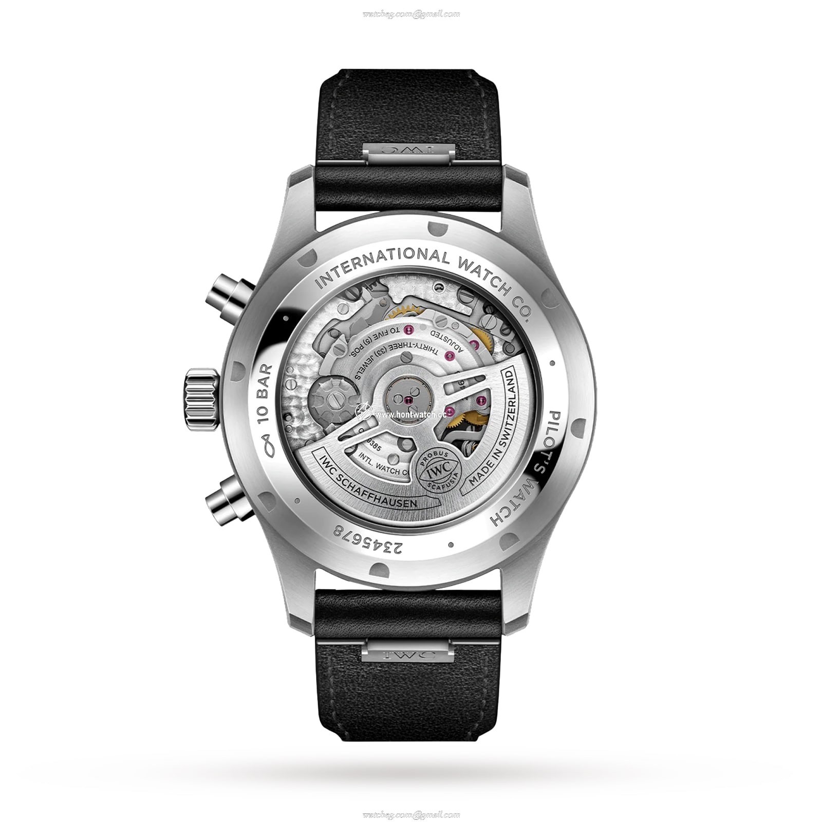 IWC Pilot IW378001 Automatic Chronograph - 43mm Stainless Steel Black Dial - Image 2