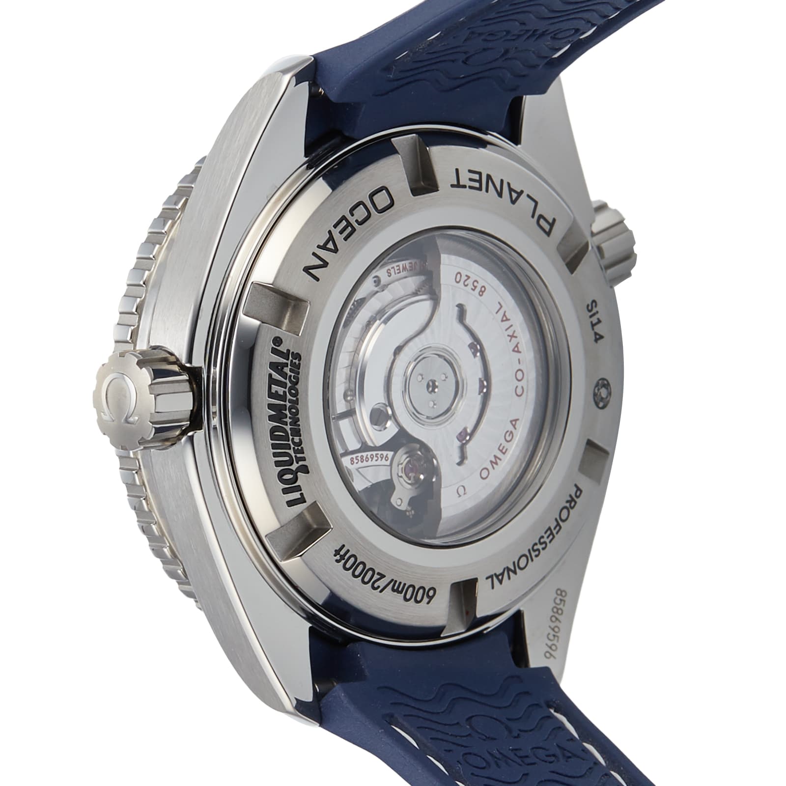 Omega Seamaster Planet Ocean 37.5mm Titanium Blue Dial Automatic Watch - Image 4