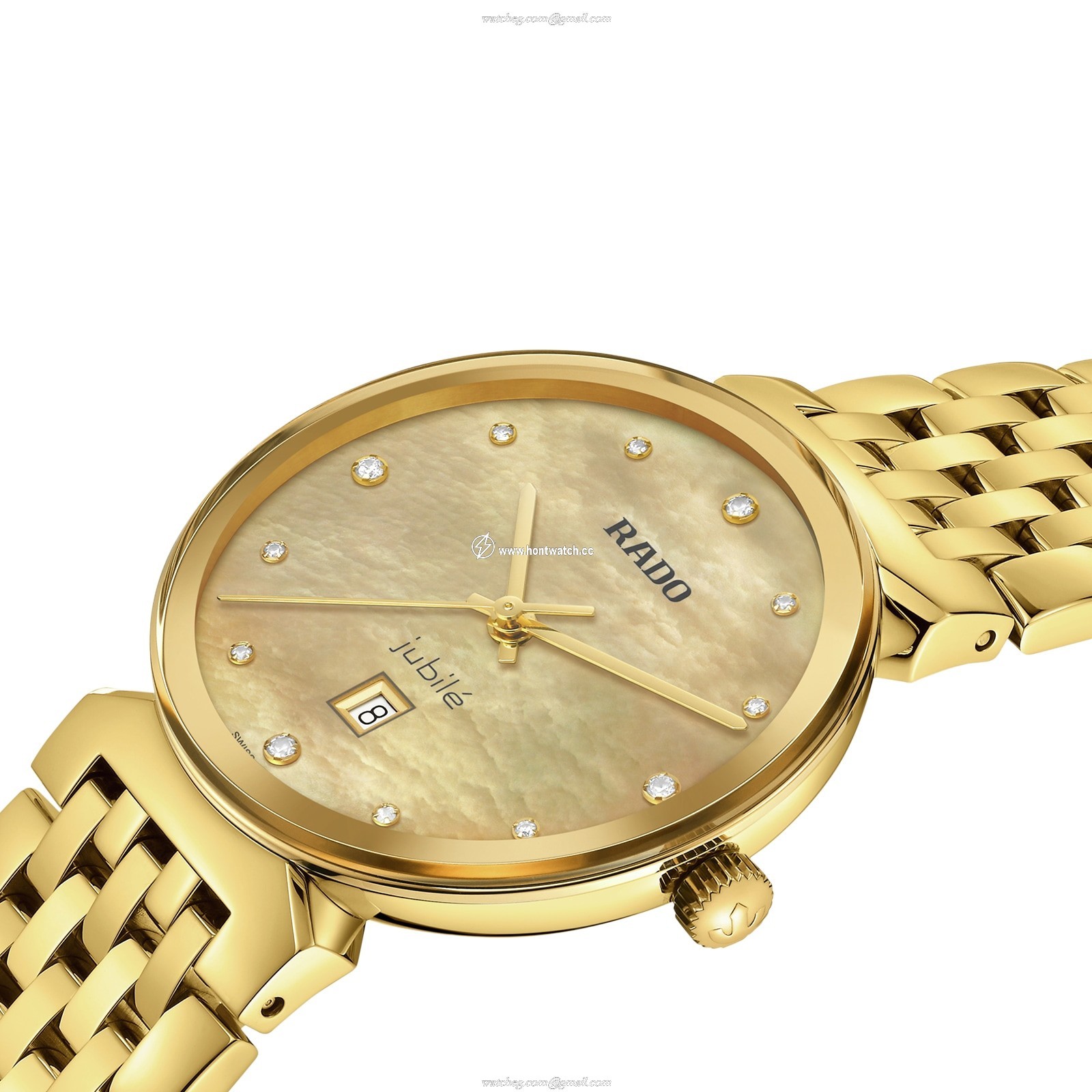 Rado Florence R48915903 | 30mm Gold Dial | Diamond Markers | Quartz Watch - Image 2