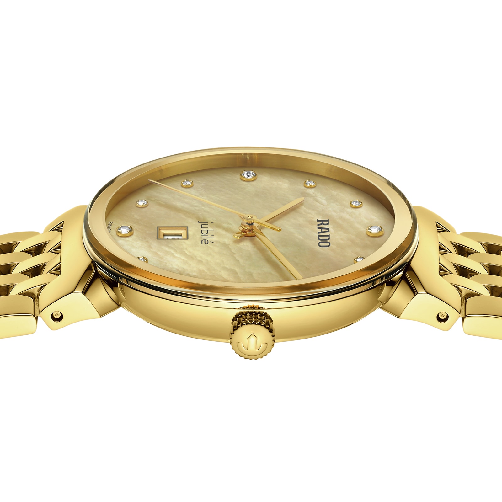 Rado Florence R48915903 | 30mm Gold Dial | Diamond Markers | Quartz Watch - Image 3