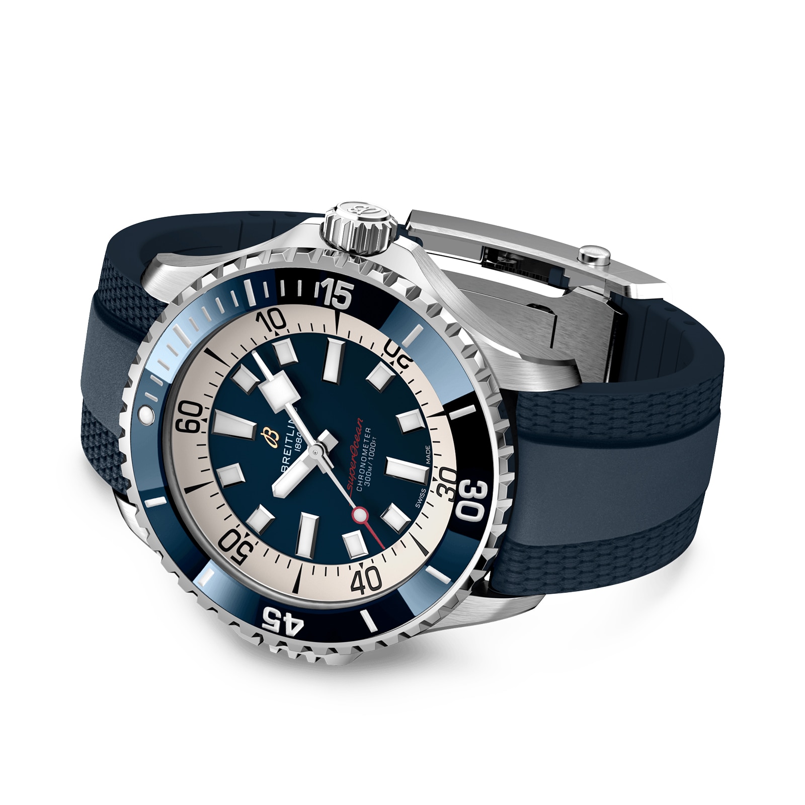 Breitling Superocean A17378E71C1S1 | 46mm Automatic Blue Dial | 300M Water Resistant - Image 3