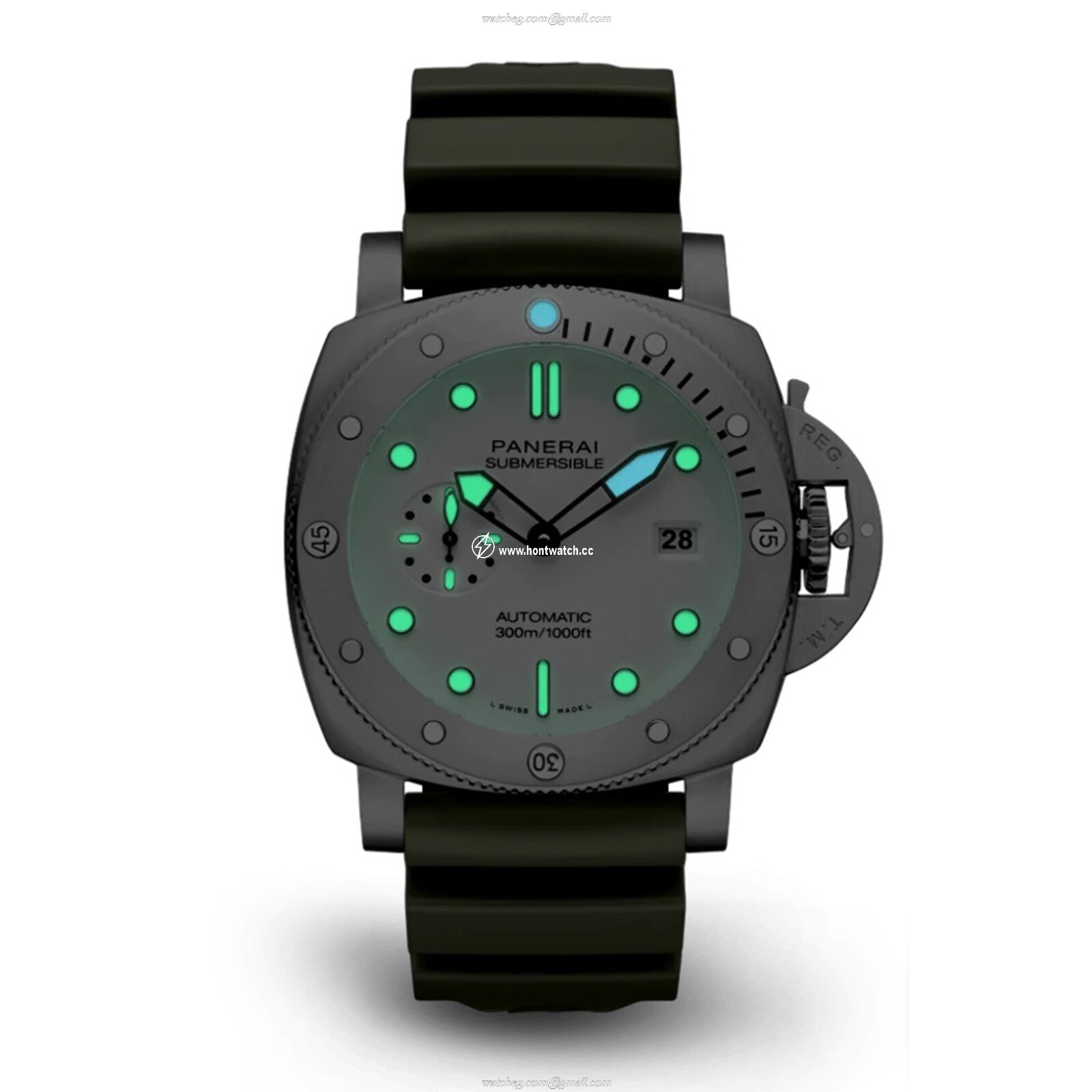 Panerai Submersible PAM01226 - 44mm Stainless Steel Automatic White Dial Watch - Image 2