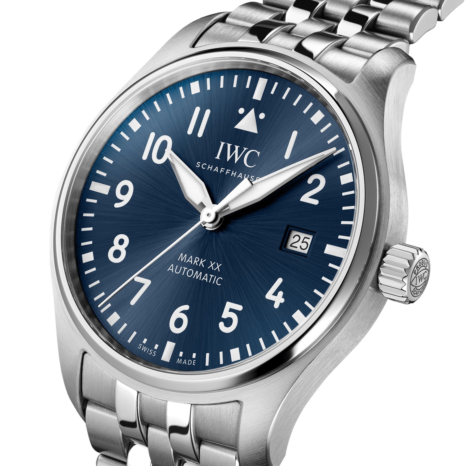 IWC Pilot Mark XX IW328204 - 40mm Blue Dial Automatic Watch - Image 3