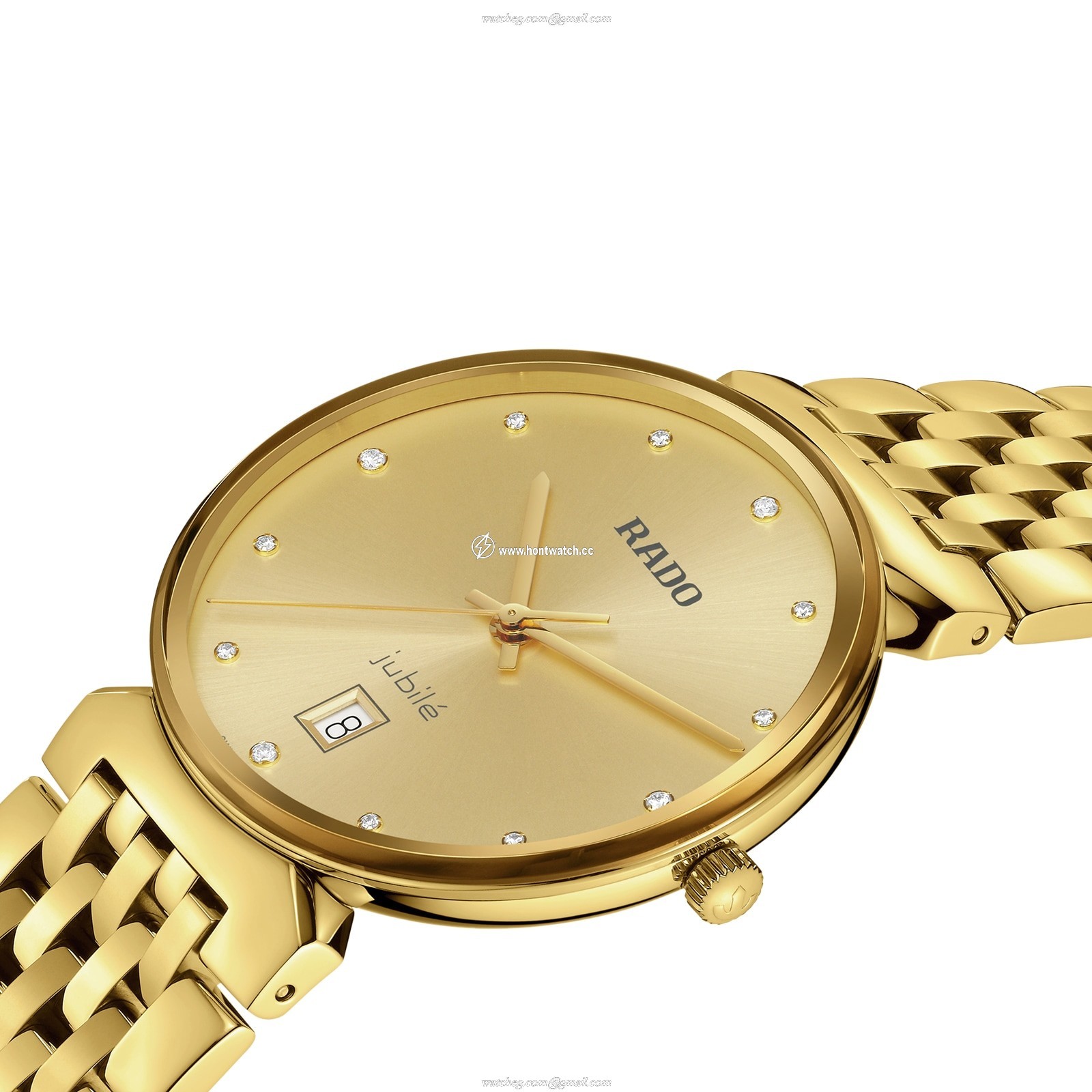 Rado Florence R48914713 | 38mm Gold Dial | Stainless Steel Quartz Watch - Image 2