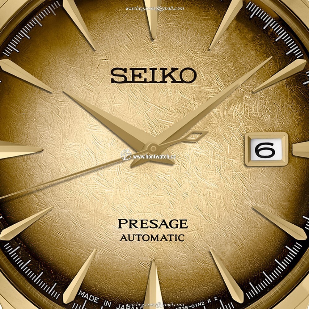 Seiko Presage SRPK48J1 Automatic Gold Watch - 40.5mm Stainless Steel & PVD - Image 2