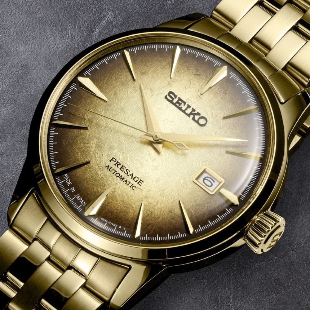 Seiko Presage SRPK48J1 Automatic Gold Watch - 40.5mm Stainless Steel & PVD - Image 3