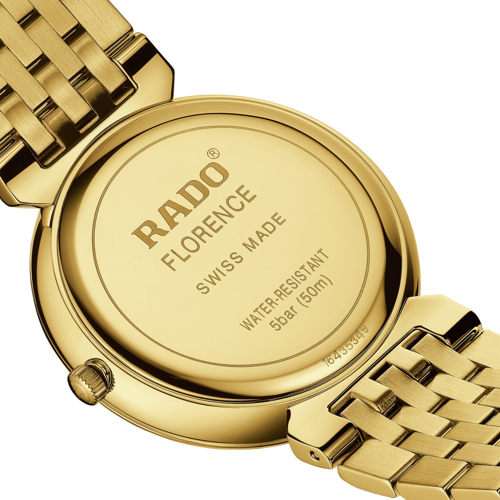 Rado Florence R48914713 | 38mm Gold Dial | Stainless Steel Quartz Watch - Image 4