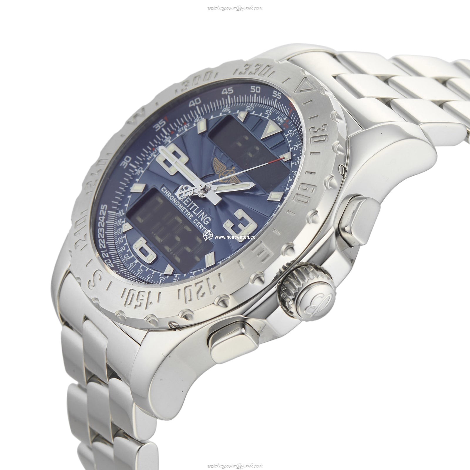Breitling Airwolf A78363 | 44mm Stainless Steel | Quartz Blue Dial - Image 2