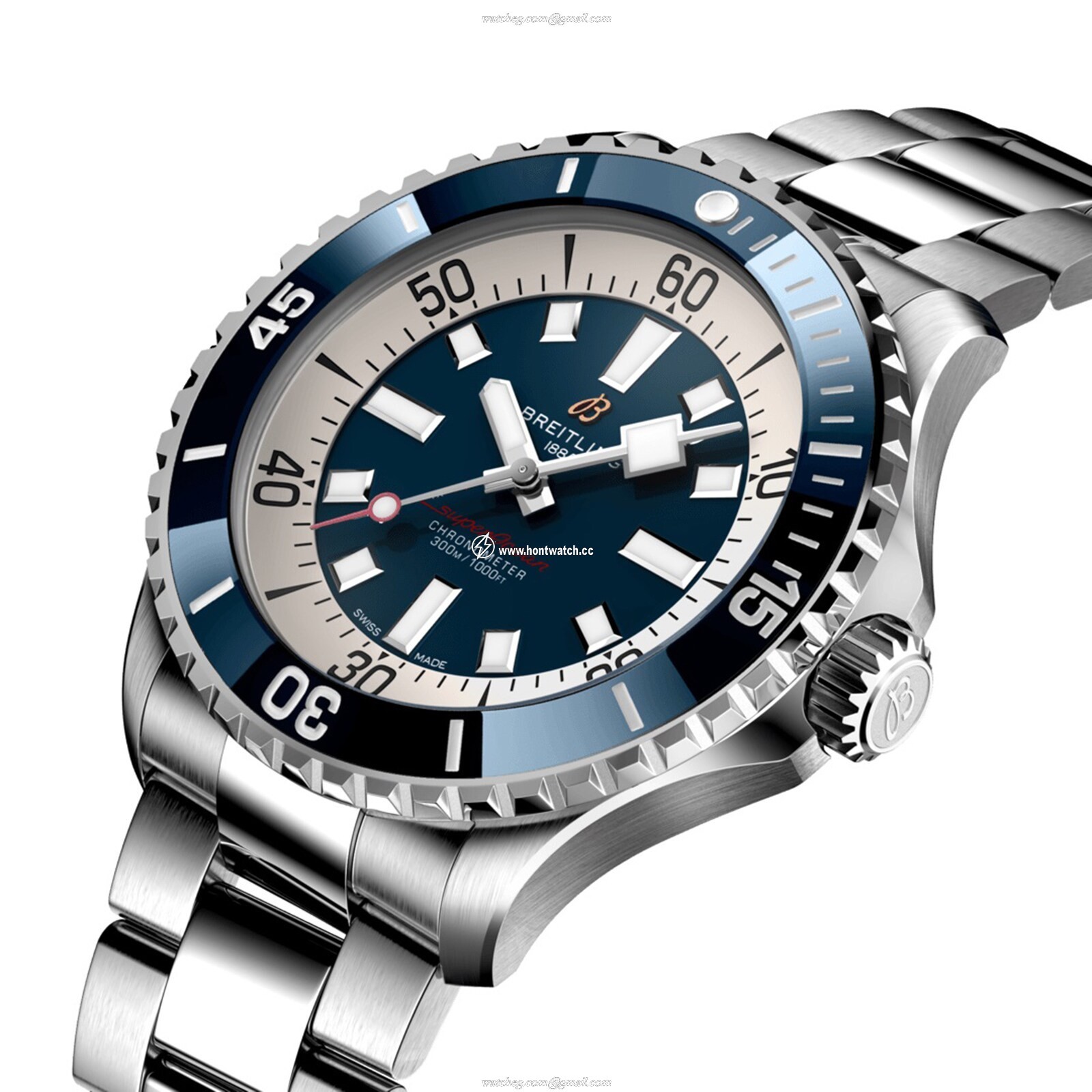 Breitling Superocean A17378E71C1A1 | 46mm Blue Automatic | Stainless Steel - Image 2