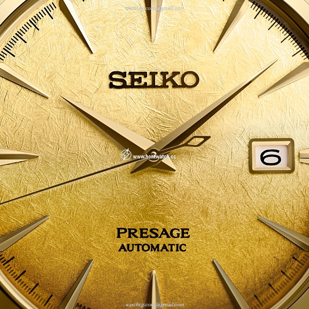 Seiko Presage SRPK46J1 Automatic Gold Watch - 40.5mm Stainless Steel & PVD - Image 2