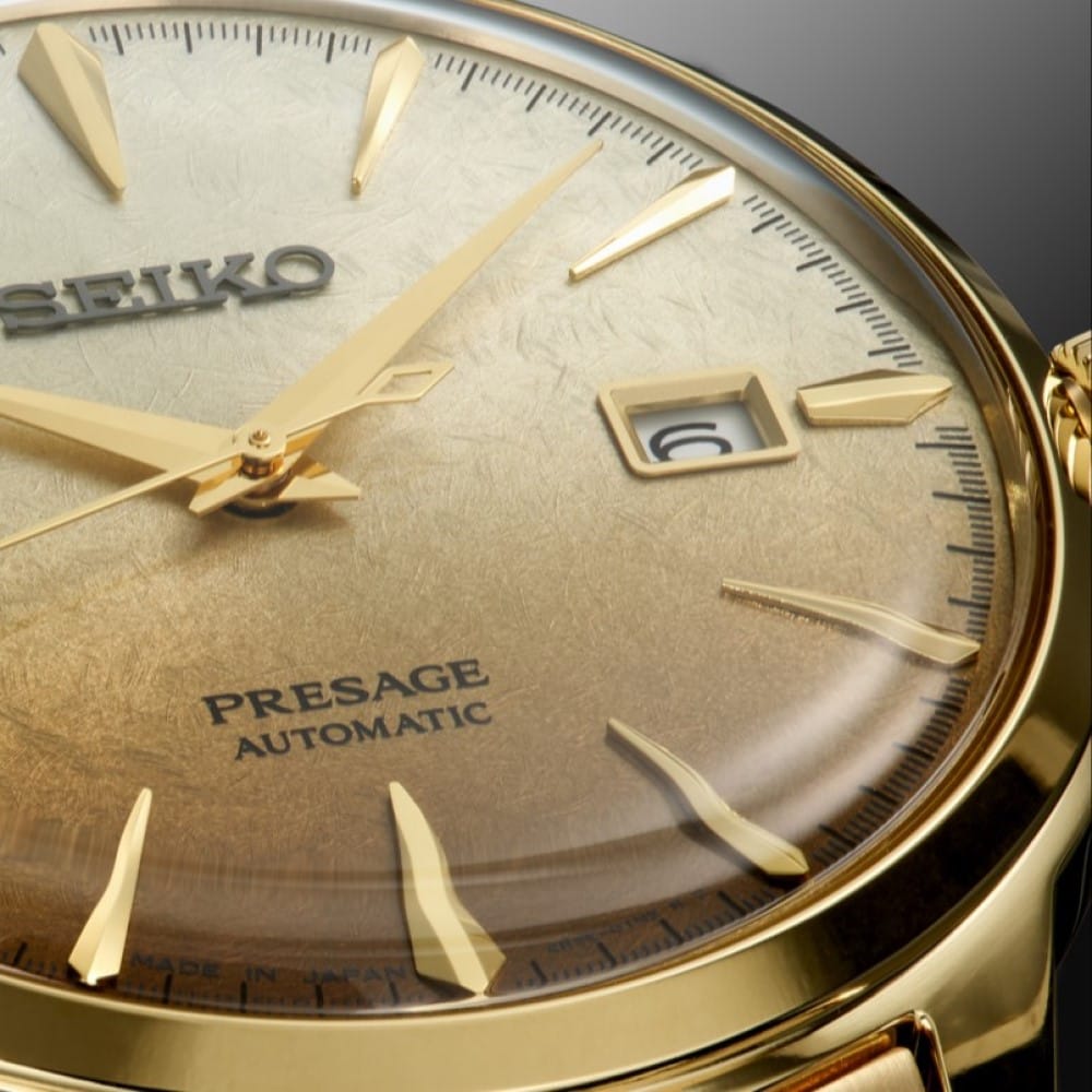 Seiko Presage SRPK46J1 Automatic Gold Watch - 40.5mm Stainless Steel & PVD - Image 3