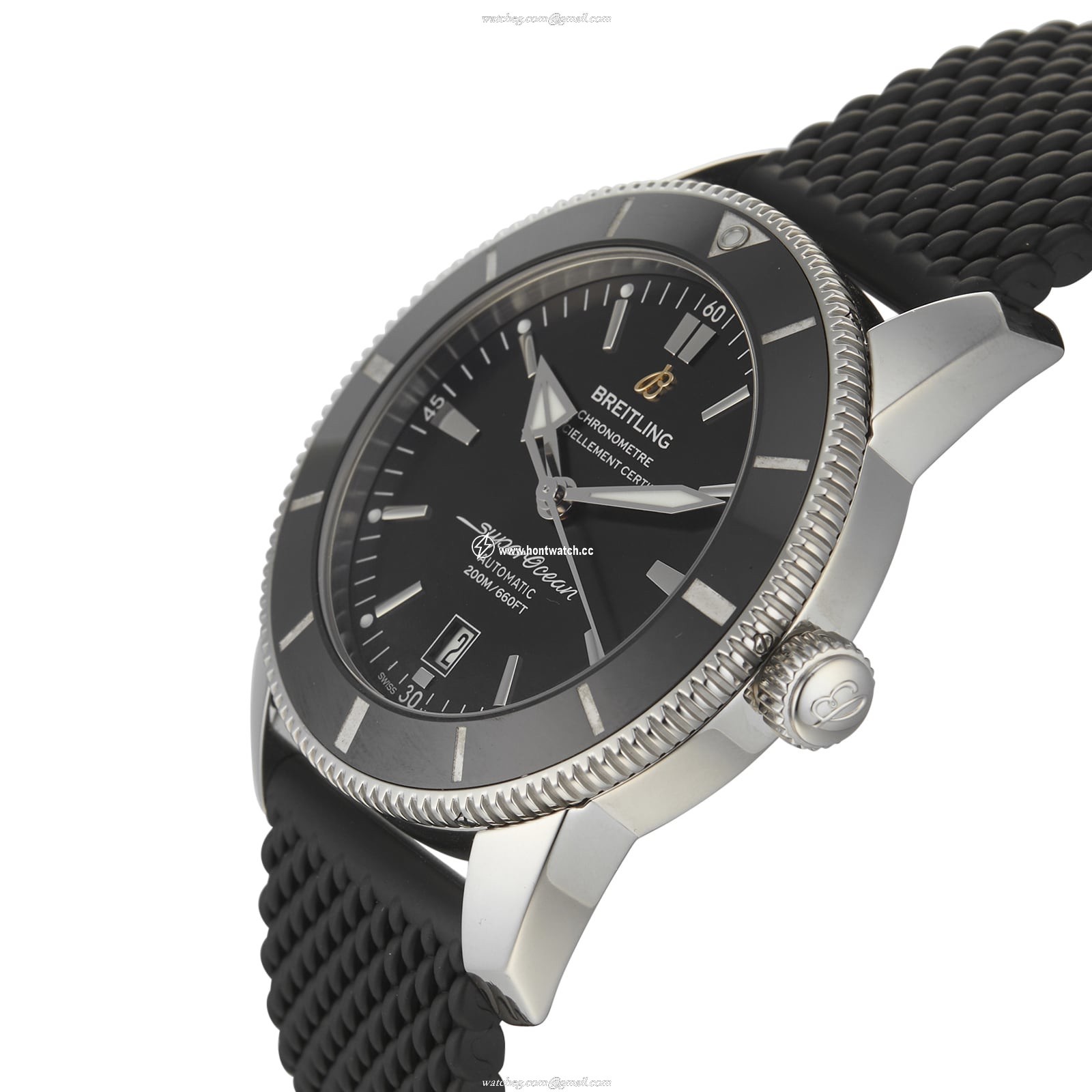 Breitling Superocean Heritage 46mm Automatic Black Dial - Stainless Steel - Image 2
