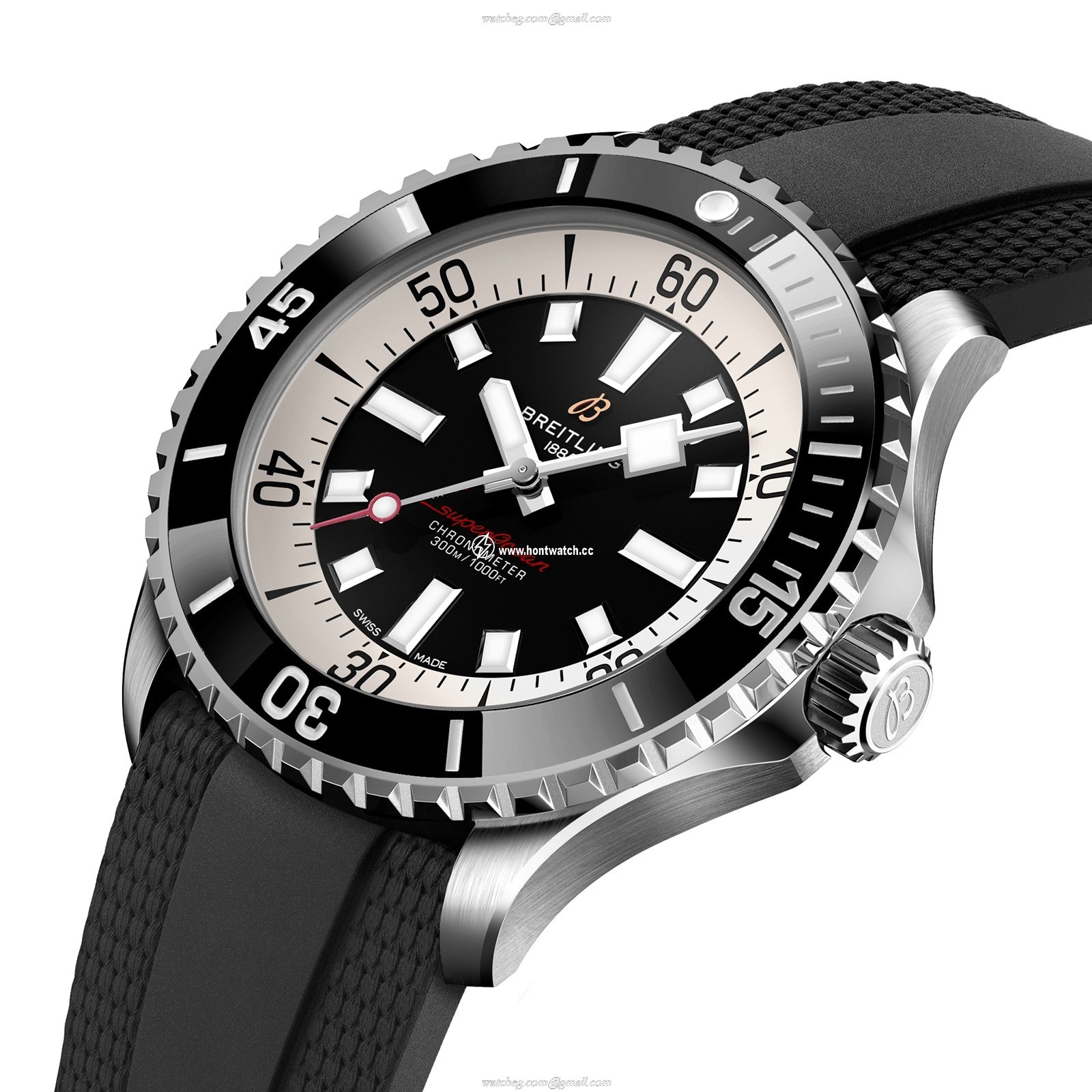 Breitling Superocean A17378211B1S1 | 46mm Black Automatic Watch - Image 2
