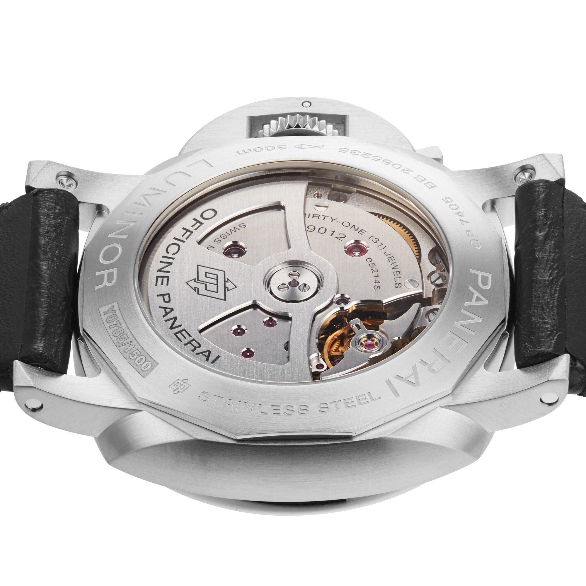 Panerai Luminor PAM01360 Automatic Watch - 44mm Stainless Steel Black Dial - Image 4