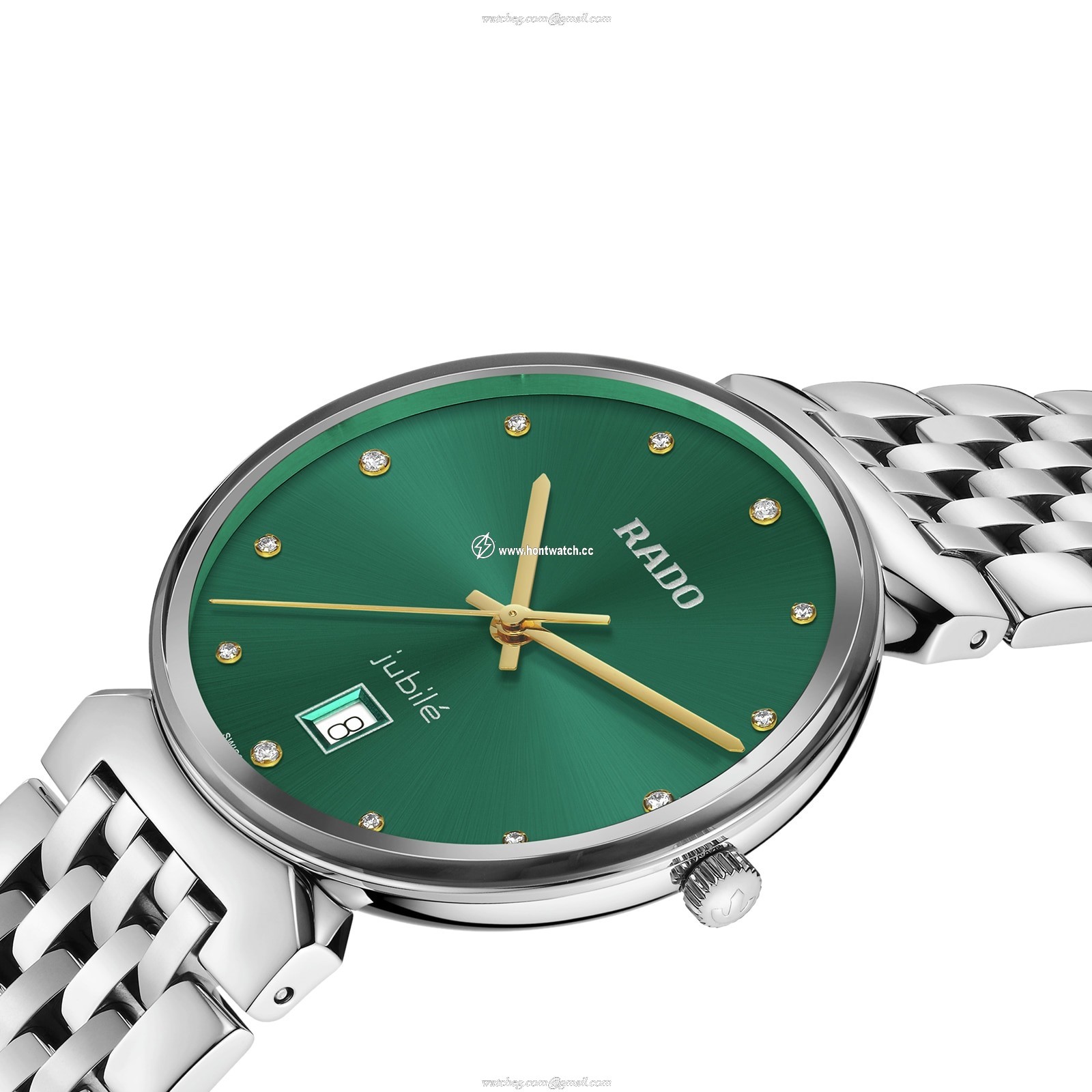 Rado Florence R48912773 | 38mm Green Dial | Diamond Markers | Quartz Watch - Image 2