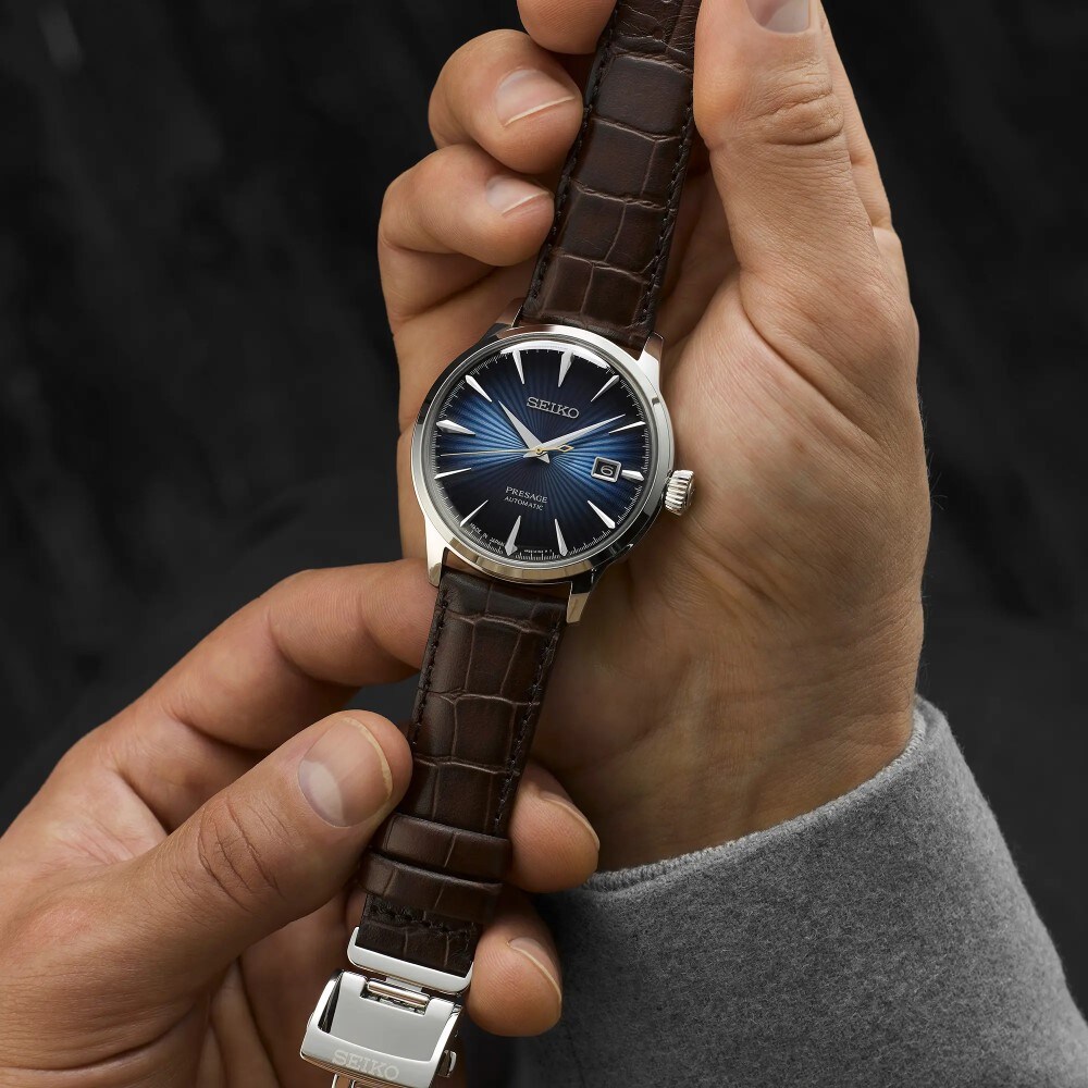 Seiko Presage SRPK15J1 Automatic Blue Dial Watch | Stainless Steel - Image 3
