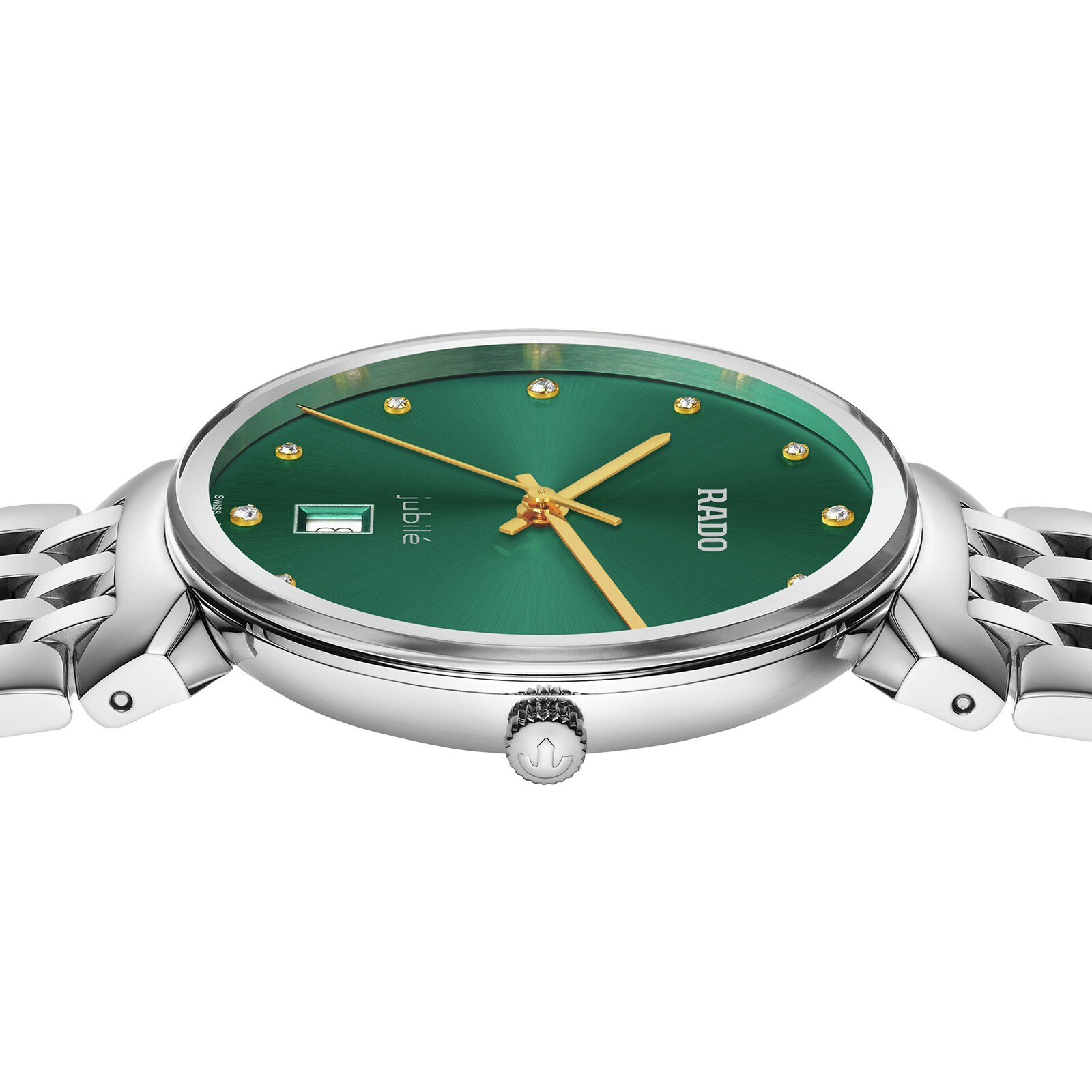 Rado Florence R48912773 | 38mm Green Dial | Diamond Markers | Quartz Watch - Image 3
