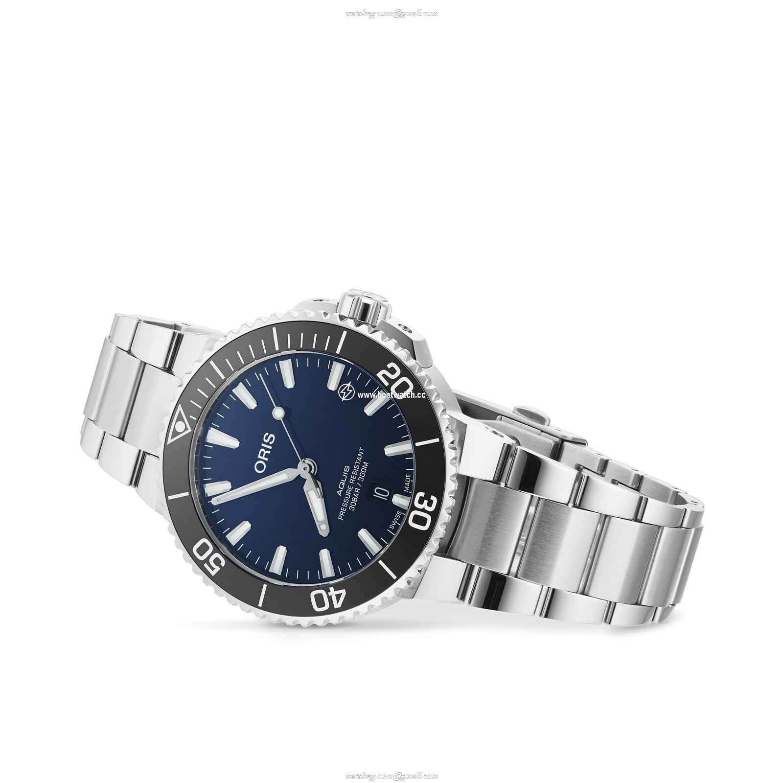 Oris Divers Automatic Blue Dial Watch - 41.5mm Stainless Steel - 300M Water Resistant - Image 2