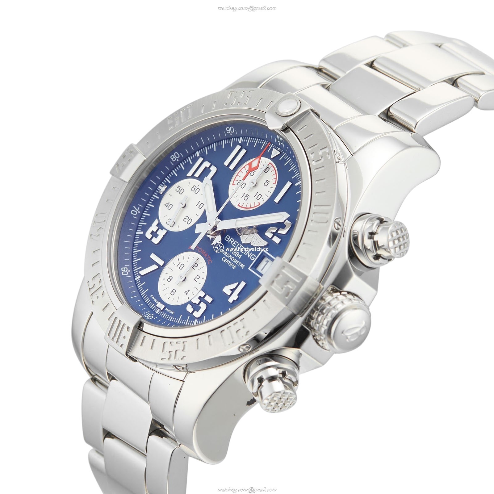 Pre-Owned Breitling Avenger II Automatic Watch - 43mm Blue Dial | 300M - Image 2