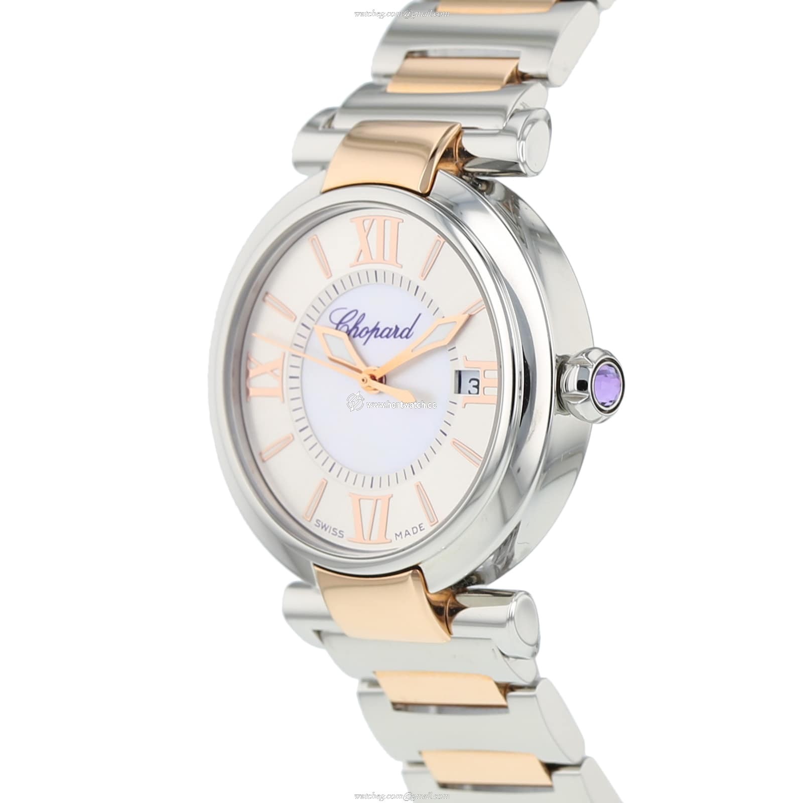Chopard Imperiale Automatic Watch - 29mm Stainless Steel - Mother of Pearl Dial - Image 2