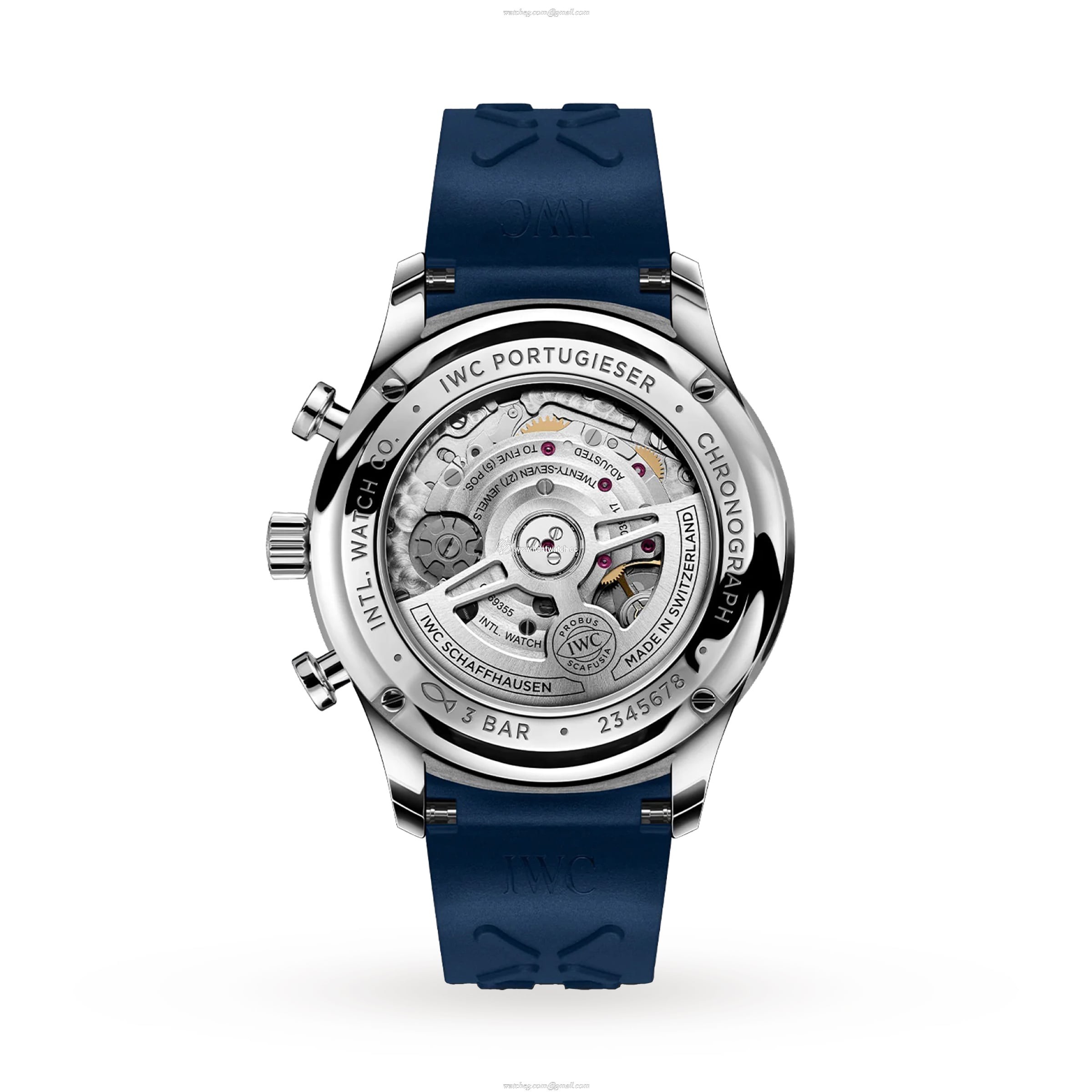 IWC Portugieser IW371620 Automatic Chronograph - 41mm Stainless Steel - White Dial - Image 2
