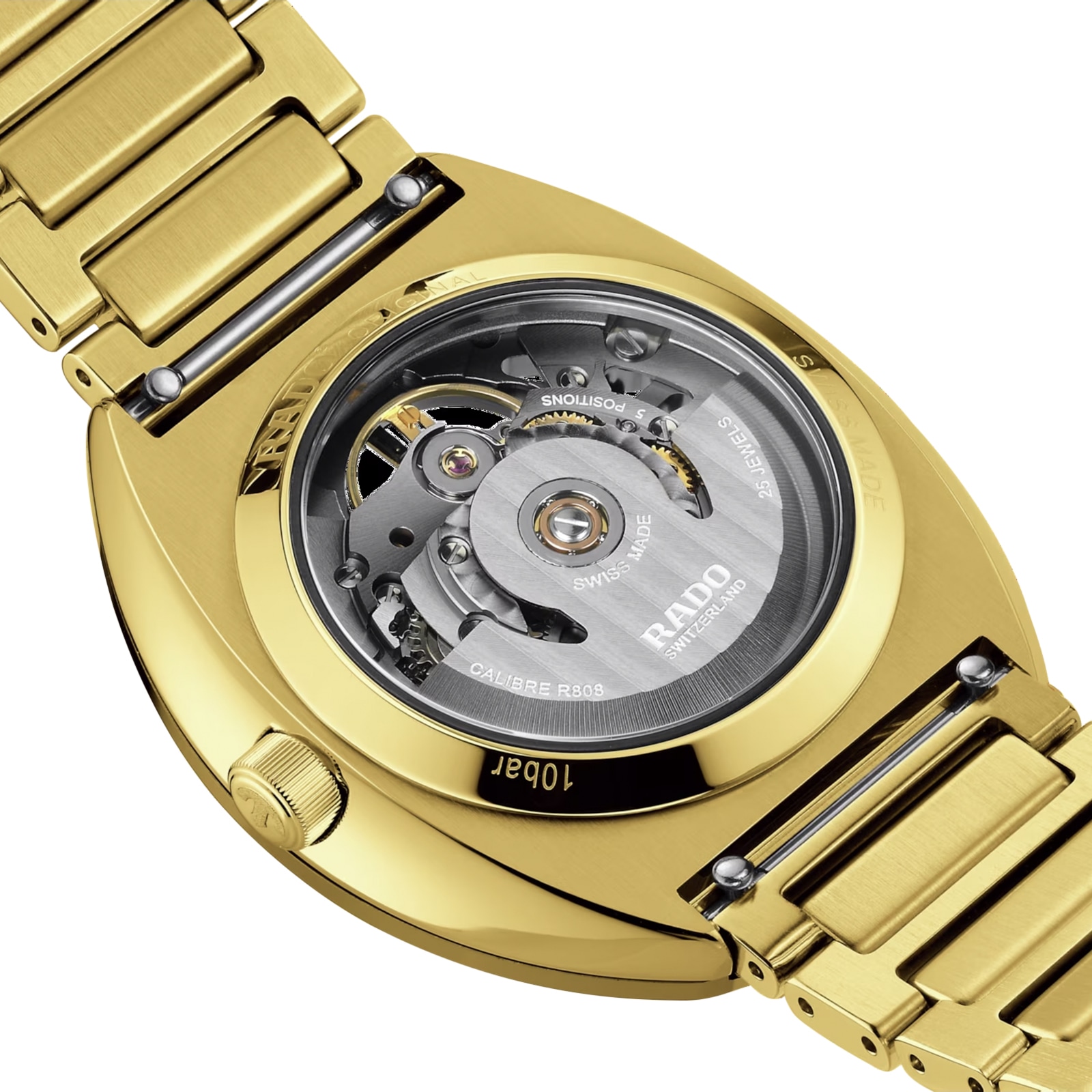 Rado DiaStar R12164153 Automatic Skeleton Watch - 38mm Stainless Steel - Image 3