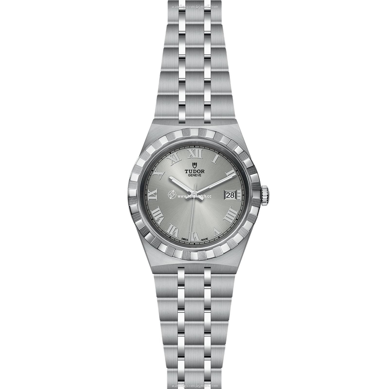Tudor Royal M28500-0001 Automatic Watch - 38mm Stainless Steel Silver Dial - Image 2