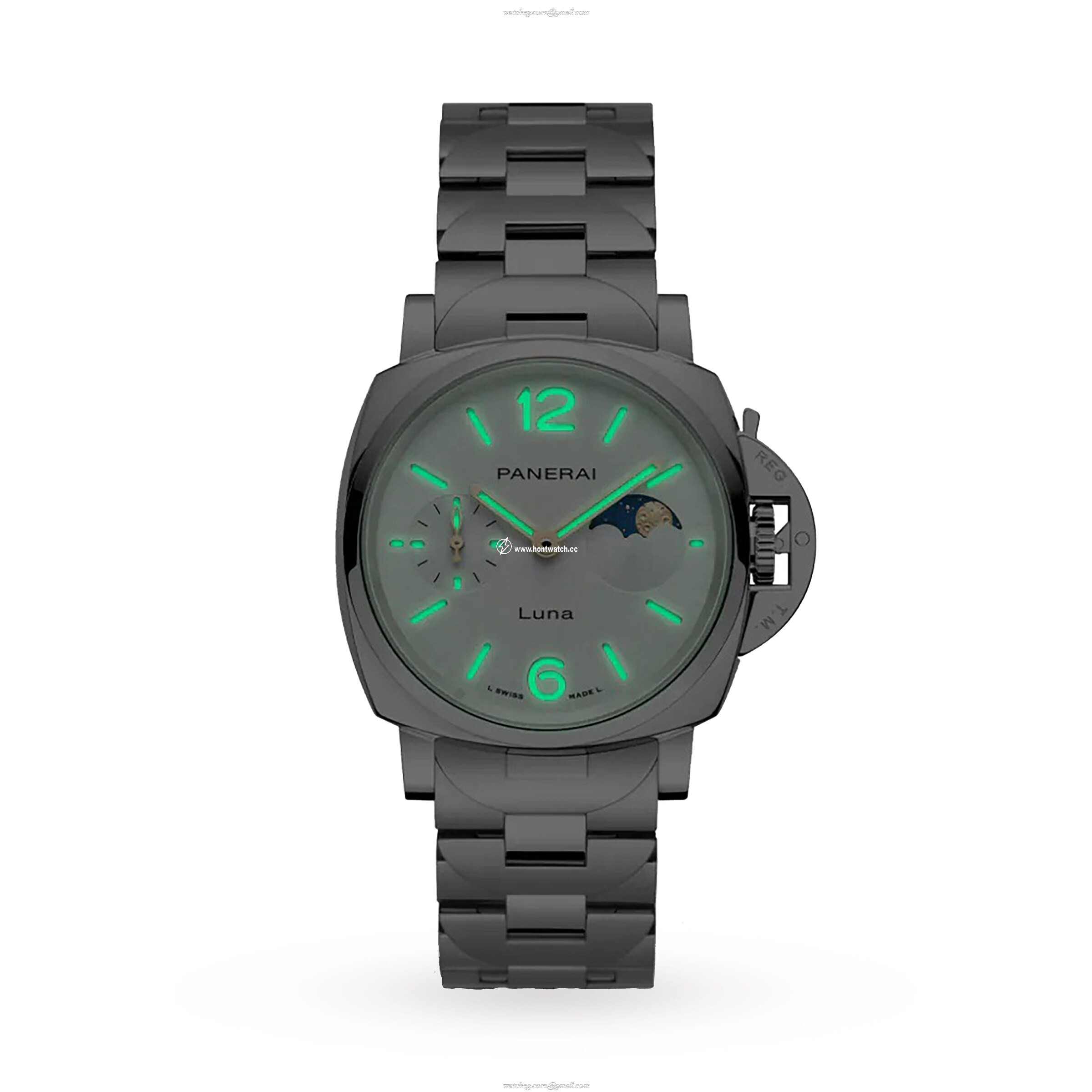 Panerai Luminor Due PAM01301 - 38mm Automatic Watch - White Dial & Steel - Image 2