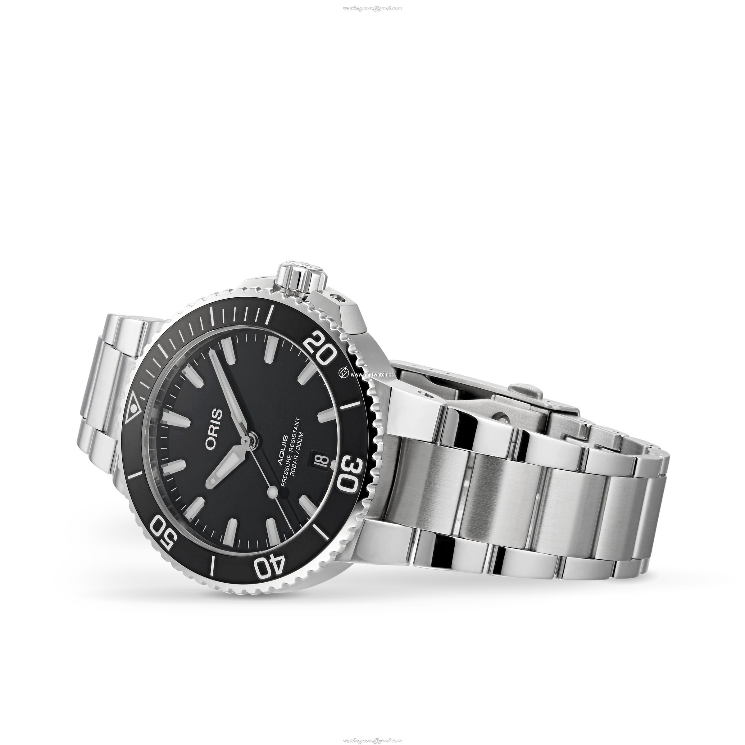Oris Diving Automatic Watch - Black Dial | 39.5mm Stainless Steel | 300M Water Resistant - Image 2
