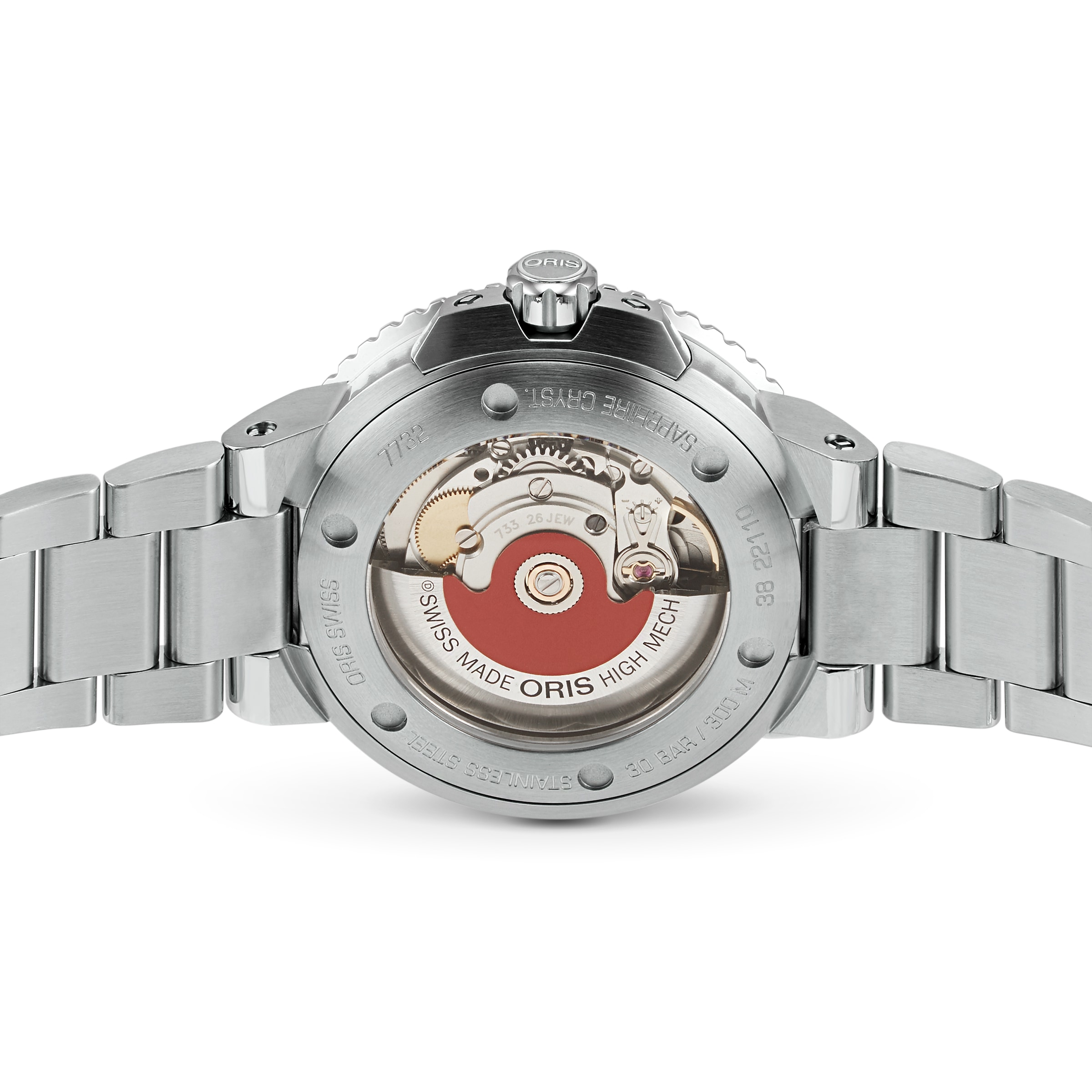 Oris Diving Automatic Watch - Black Dial | 39.5mm Stainless Steel | 300M Water Resistant - Image 4