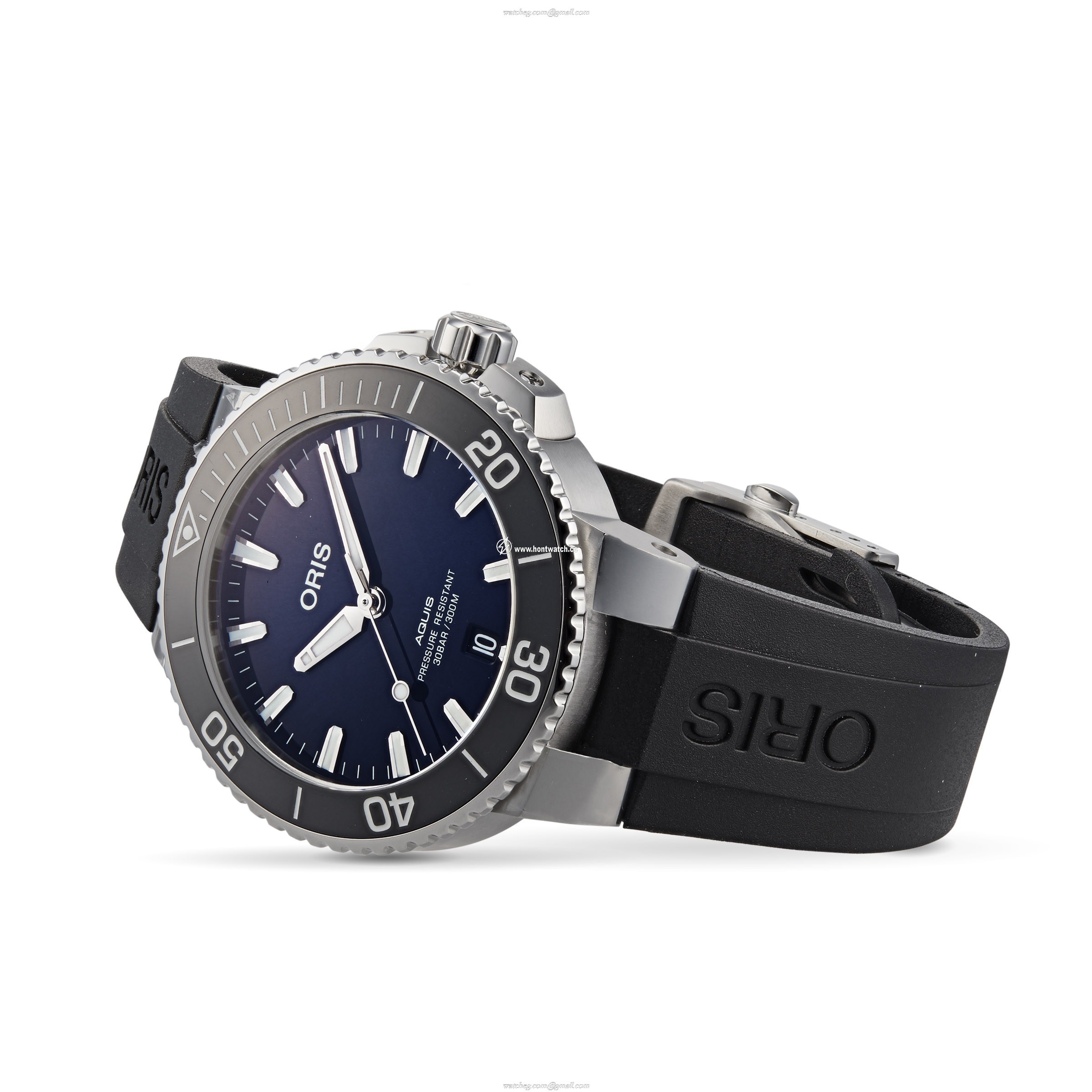 Oris Diving Automatic Blue Watch - 39.5mm Stainless Steel - 300M Water Resistant - Image 2
