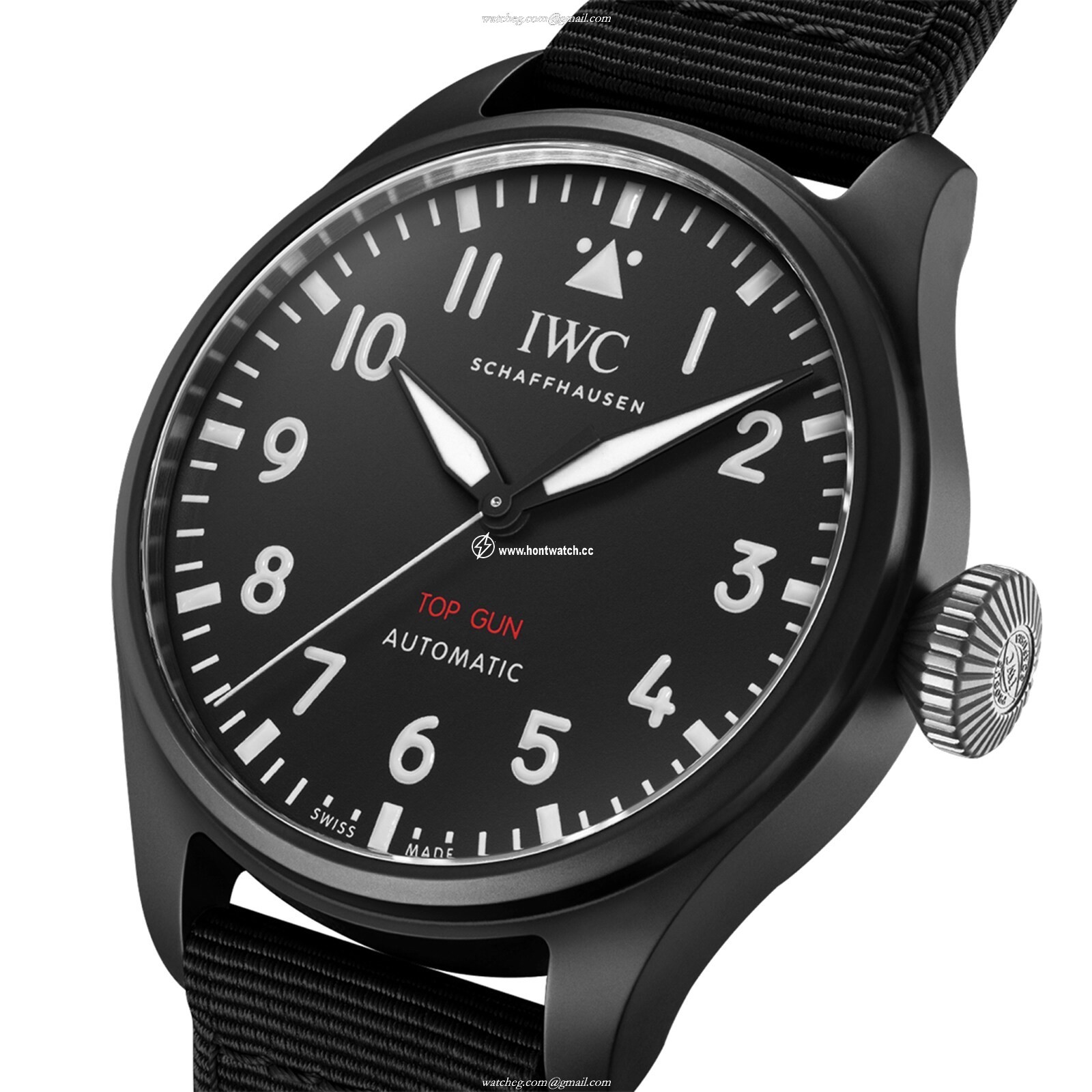 IWC Pilot IW329801 - 43mm Ceramic Automatic Watch - Black Dial - Image 2