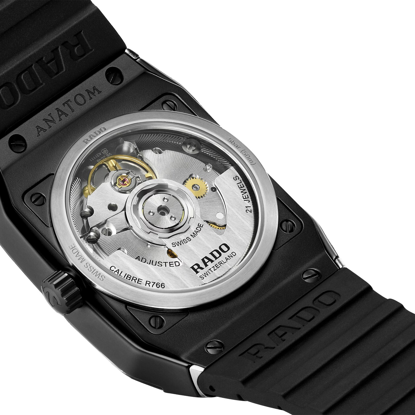 Rado Anatom R10202319 Automatic Green Watch - Stainless Steel & Ceramic - Image 4