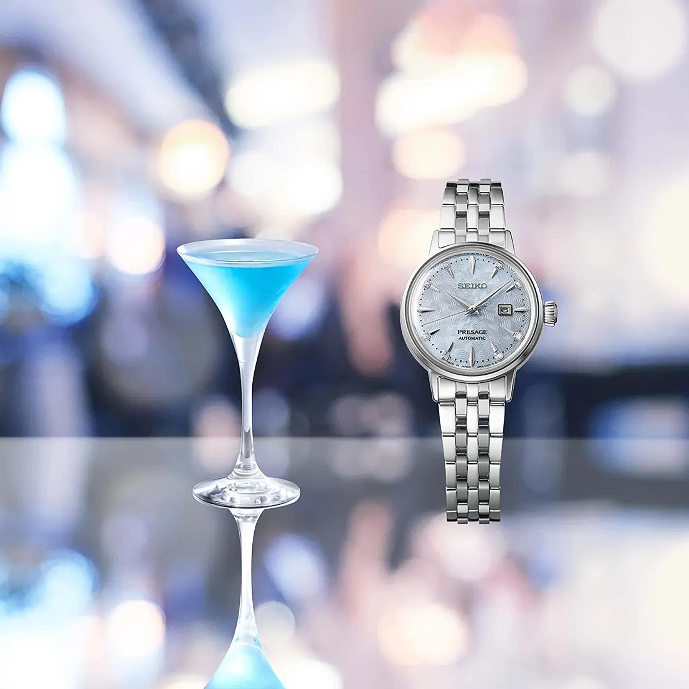 Seiko Presage SRE007J1 | Automatic Blue Dial | Stainless Steel Watch - Image 3