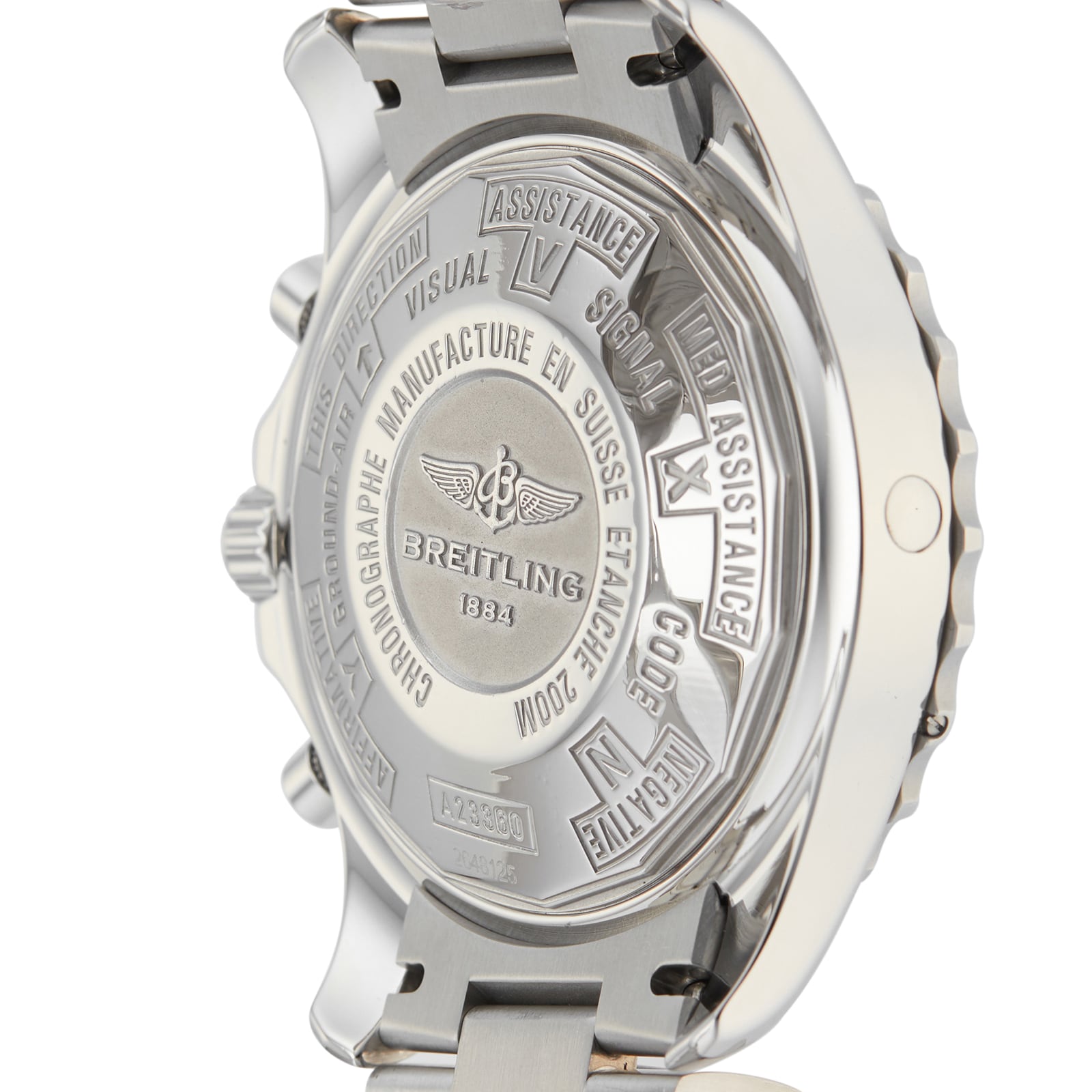 Pre-Owned Breitling Chronospace Automatic Blue Dial | 46mm Stainless Steel - Image 4