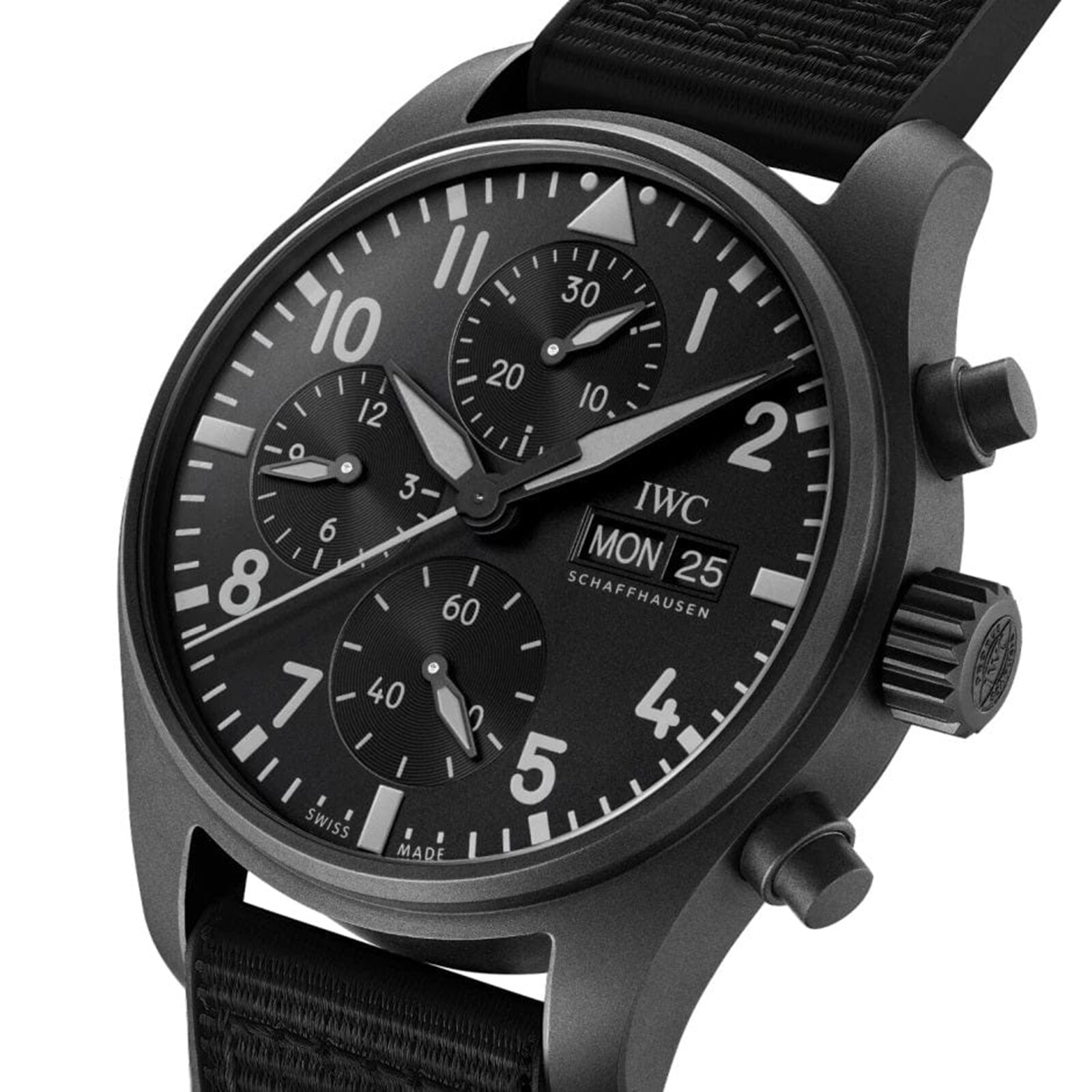 IWC Pilot IW388106 Ceratanium Automatic Black Replica Watch | 44.5mm - Image 3