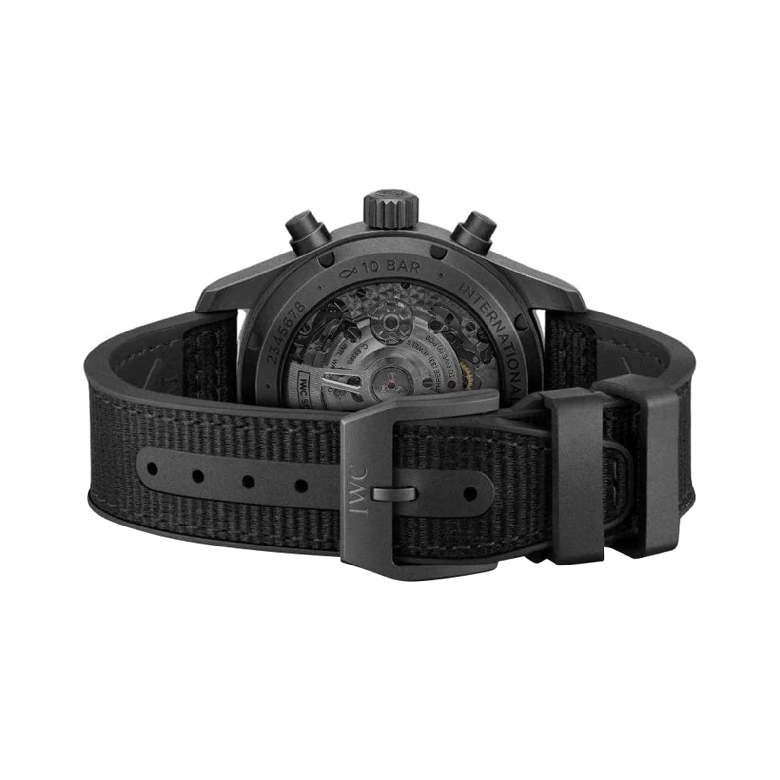 IWC Pilot IW388106 Ceratanium Automatic Black Replica Watch | 44.5mm - Image 4