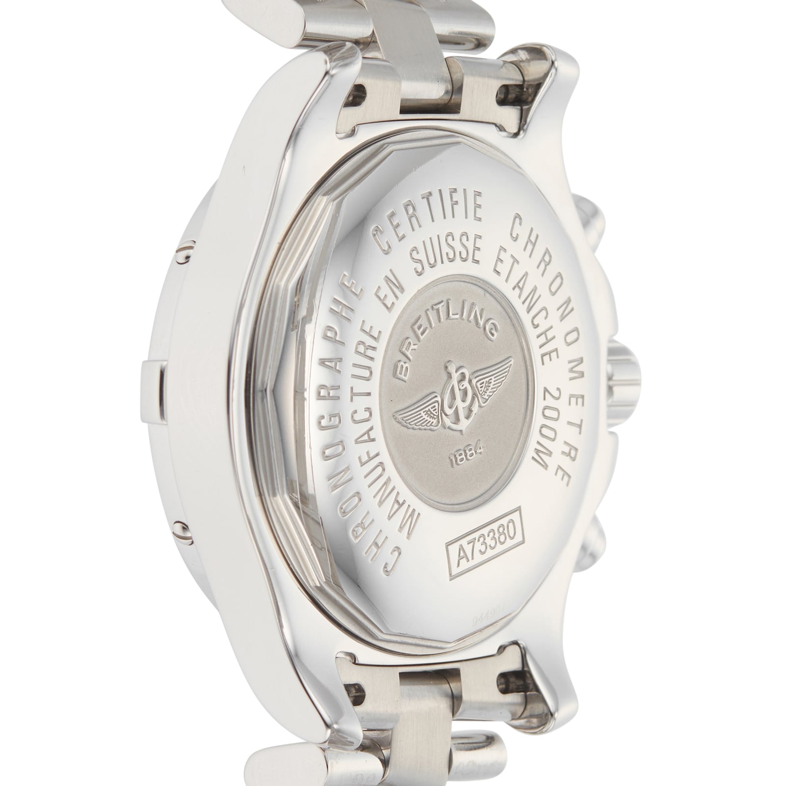 Breitling Colt A73380 | 41mm Stainless Steel Quartz Watch - Black Dial - Image 4