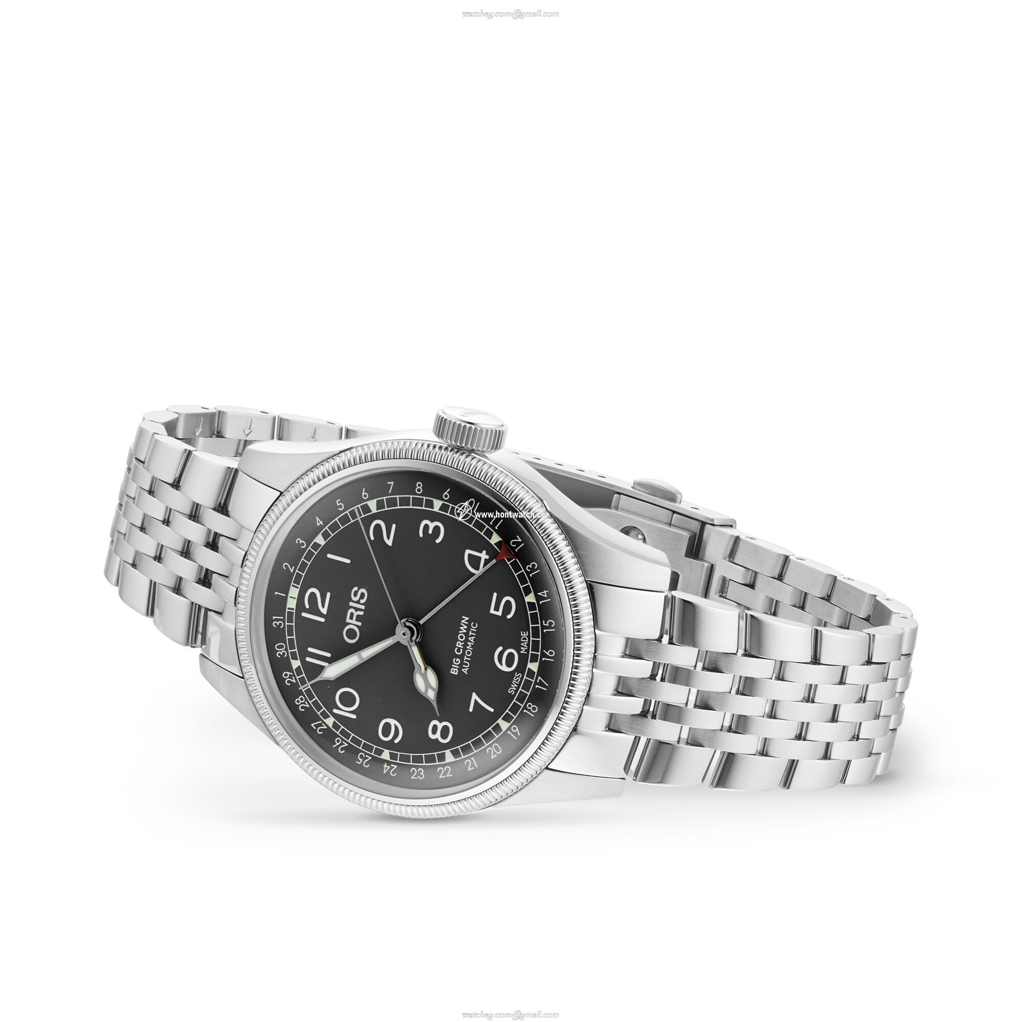 Oris Aviation Automatic Watch - 40mm Black Dial - Stainless Steel - Image 2