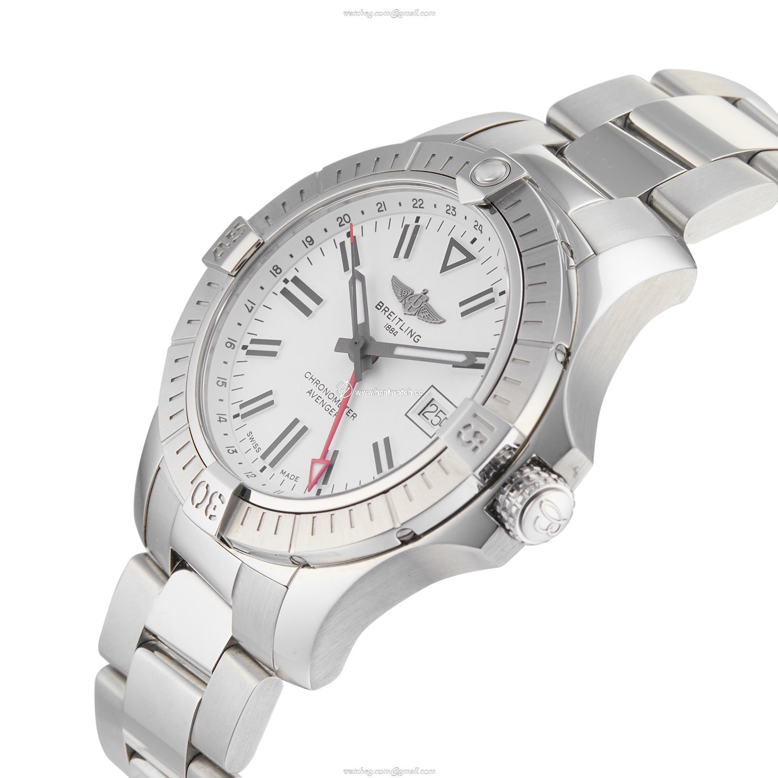 Breitling Avenger Automatic GMT 43mm | White Dial | Stainless Steel - Image 2
