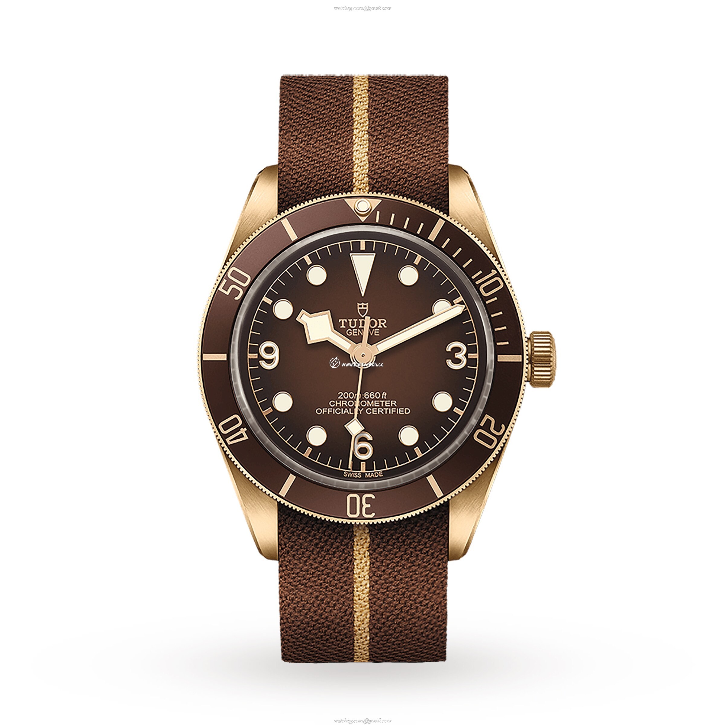 Tudor Black Bay Bronze 39mm Automatic Watch - 200M Water Resistant - Image 2