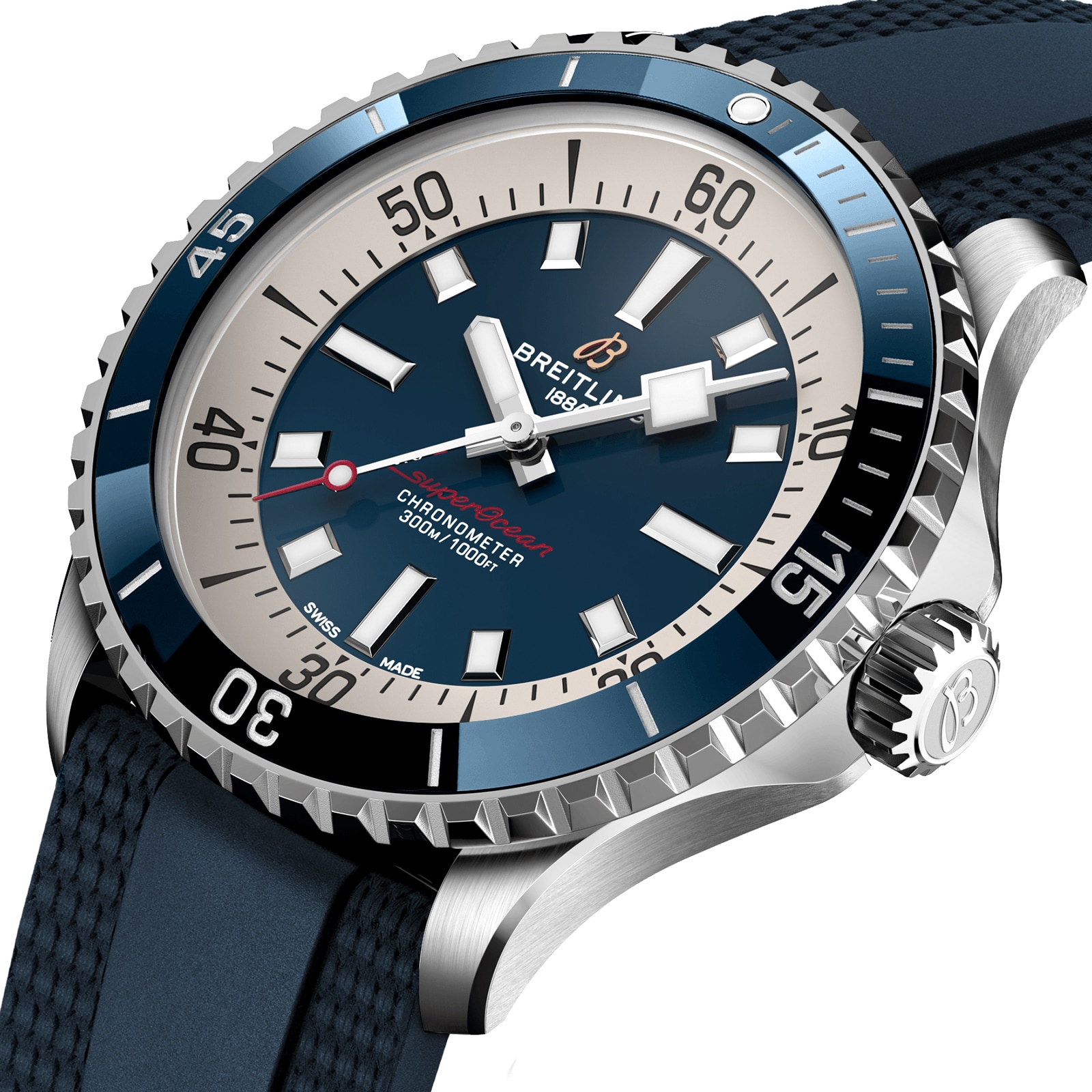 Breitling Superocean A17375E71C1S1 | 42mm Automatic Blue Dial | Stainless Steel - Image 3