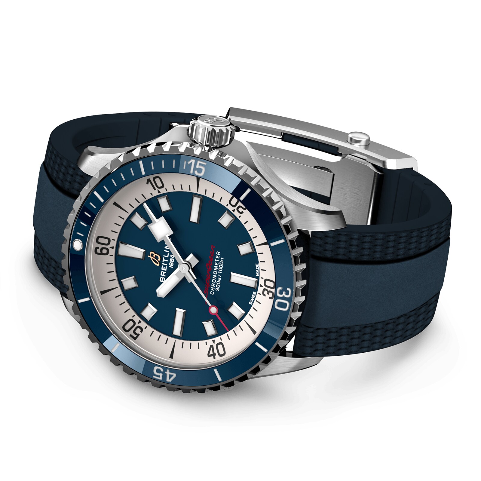 Breitling Superocean A17375E71C1S1 | 42mm Automatic Blue Dial | Stainless Steel - Image 4