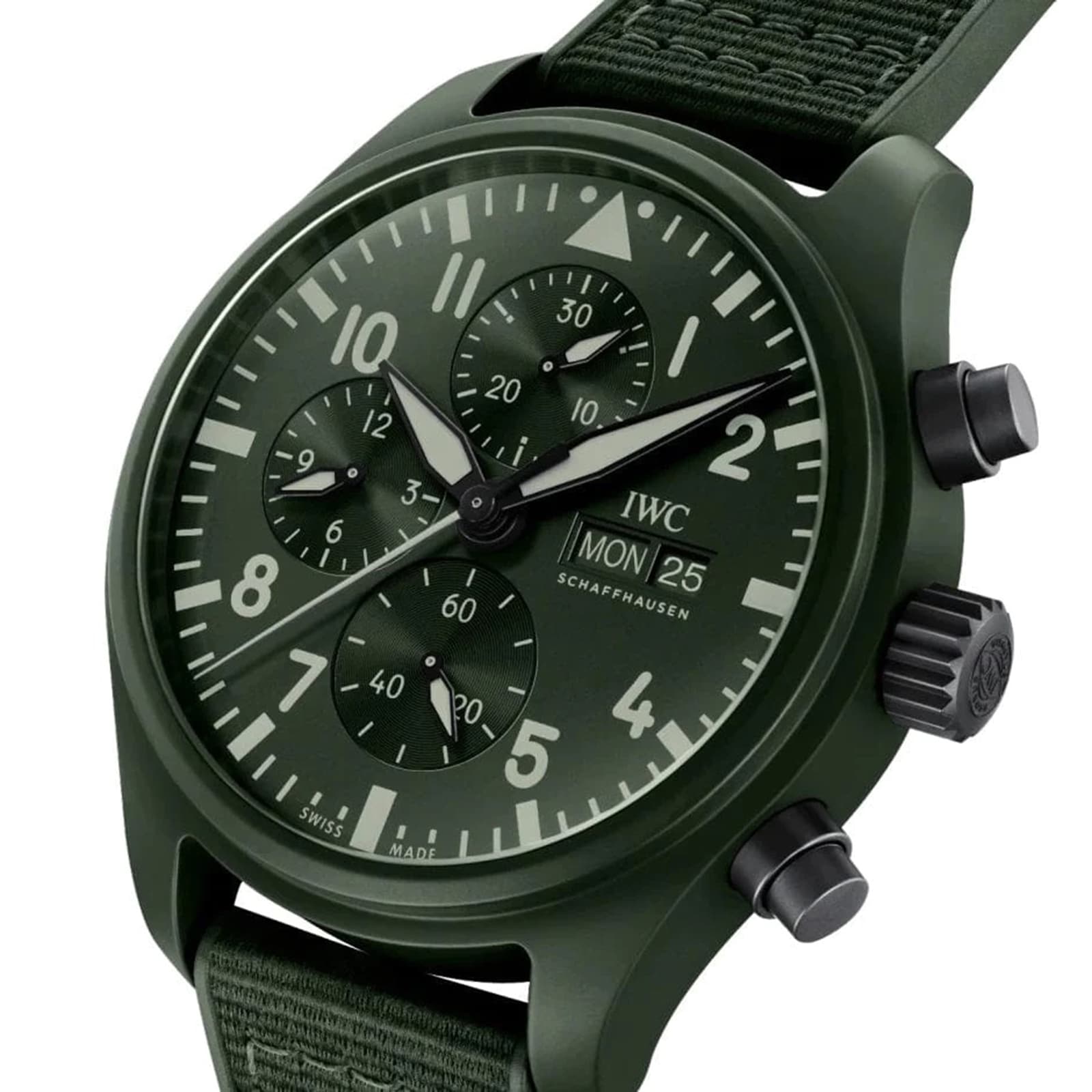 IWC Pilot IW389106 Ceramic Automatic Green Watch - 44.5mm - Image 3