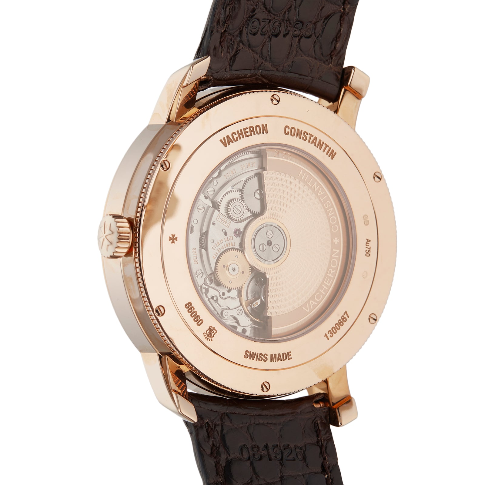 Vacheron Constantin Traditionnelle 86060 Rose Gold Automatic - 42mm White Dial World Time - Image 4