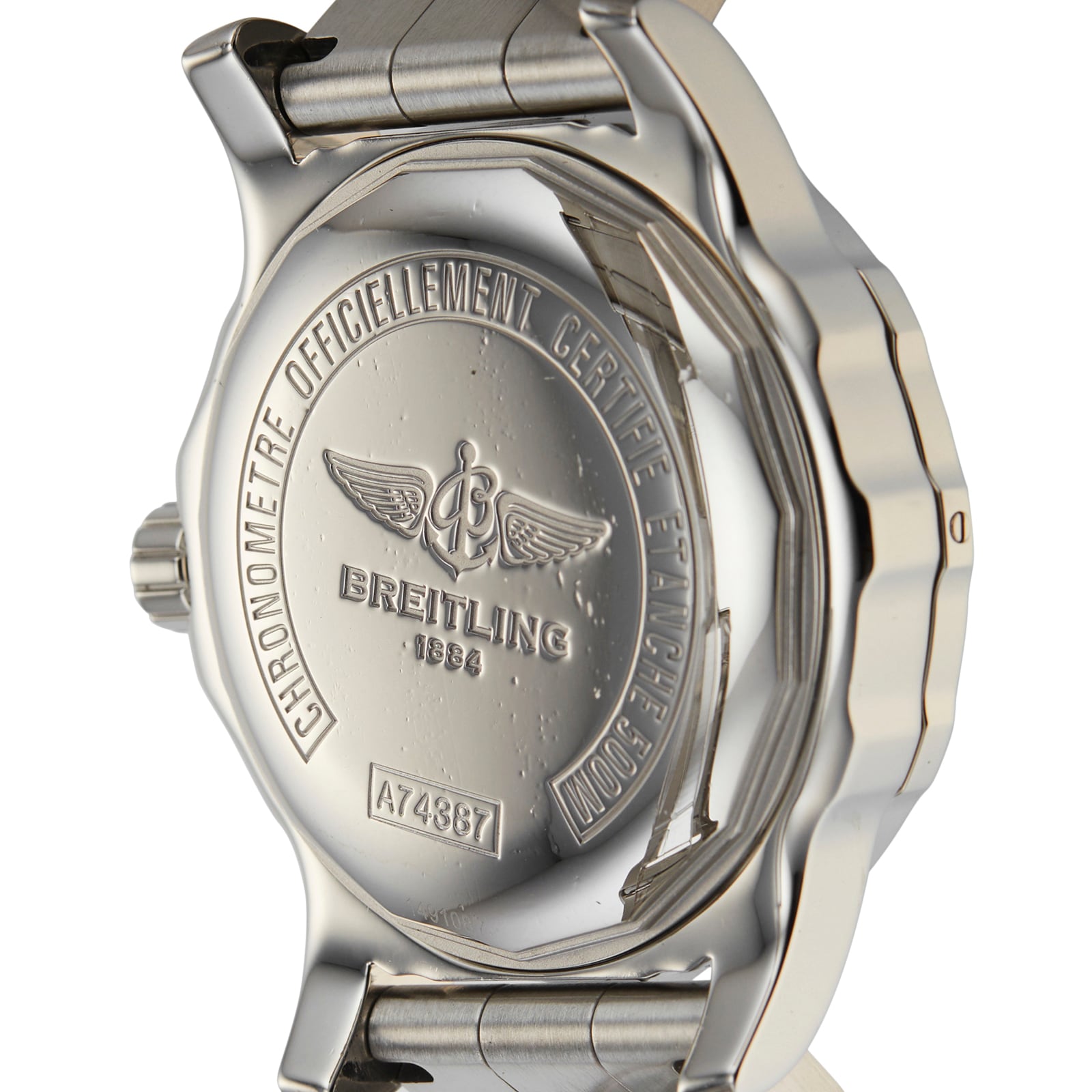 Breitling Colt A7438710/C849 | 44mm Stainless Steel | Blue Dial Quartz Watch - Image 4
