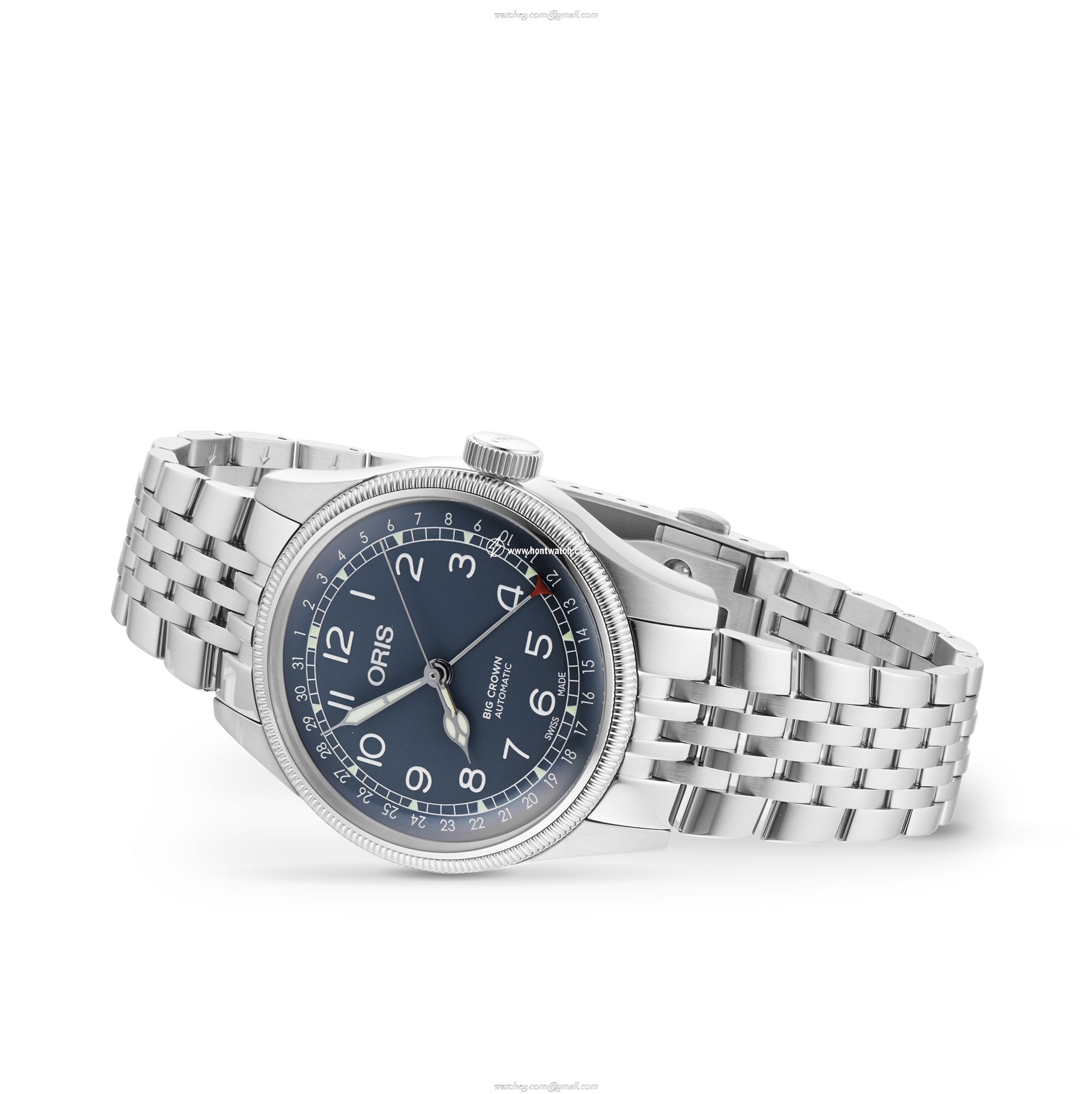 Oris Aviation Automatic Watch - 40mm Blue Dial - Stainless Steel - Image 2
