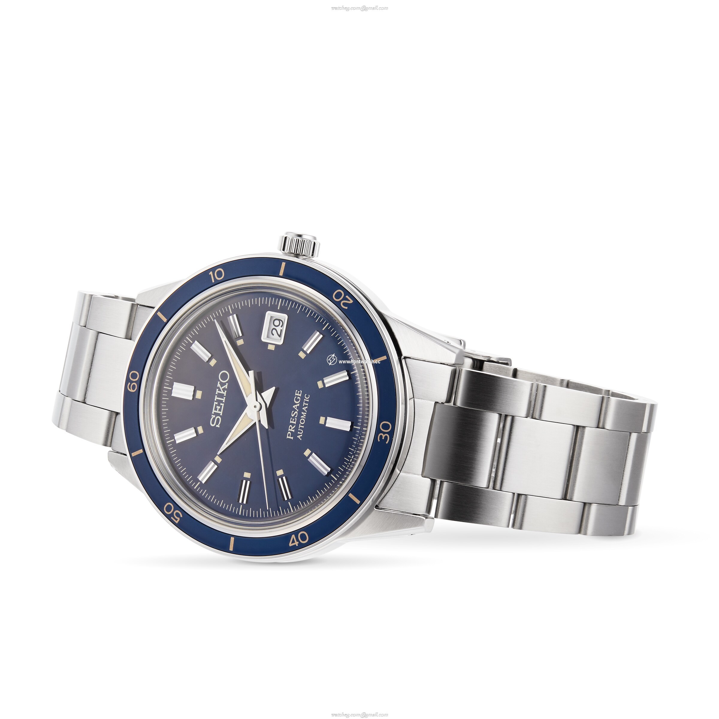 Seiko SRPG05J1 Manual Winding Watch - 40.5mm Stainless Steel - Mother of Pearl Dial - Image 2